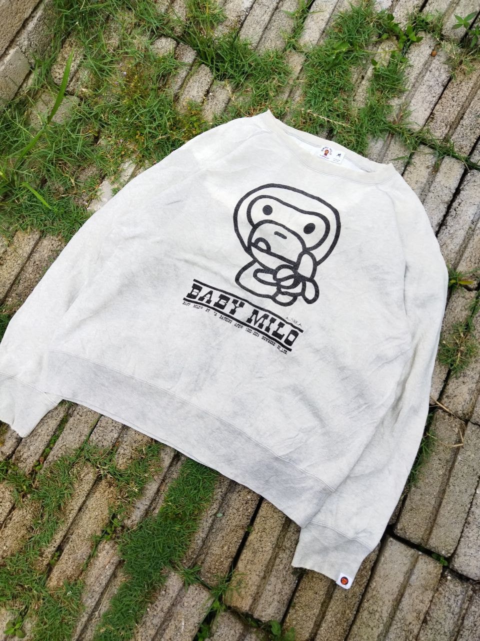 Bape Baby Milo Crewneck Size US M / EU 48-50 / 2 - 2 Thumbnail