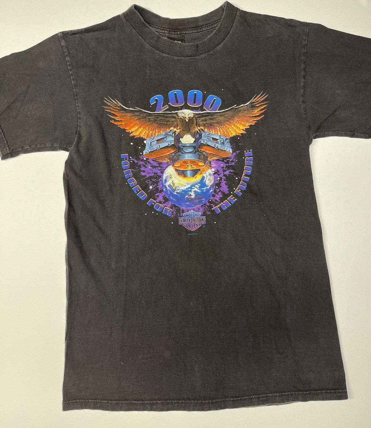Harley Davidson × Vintage Vintage 2000 Y2K Harley Davidson Owners Meeting Shirt RARE Size US M / EU 48-50 / 2 - 1 Thumbnail