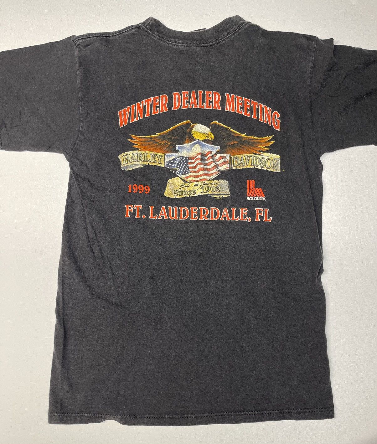 Harley Davidson × Vintage Vintage 2000 Y2K Harley Davidson Owners Meeting Shirt RARE Size US M / EU 48-50 / 2 - 2 Thumbnail