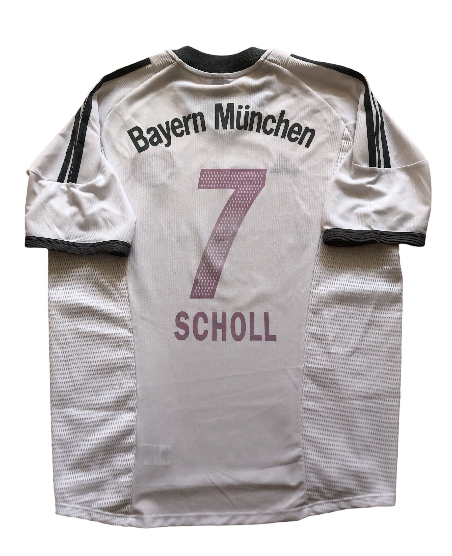 Adidas Bayern Munich football shirt 2002 #7 Scholl Tee Y2K Sport Size US L / EU 52-54 / 3 - 1 Thumbnail