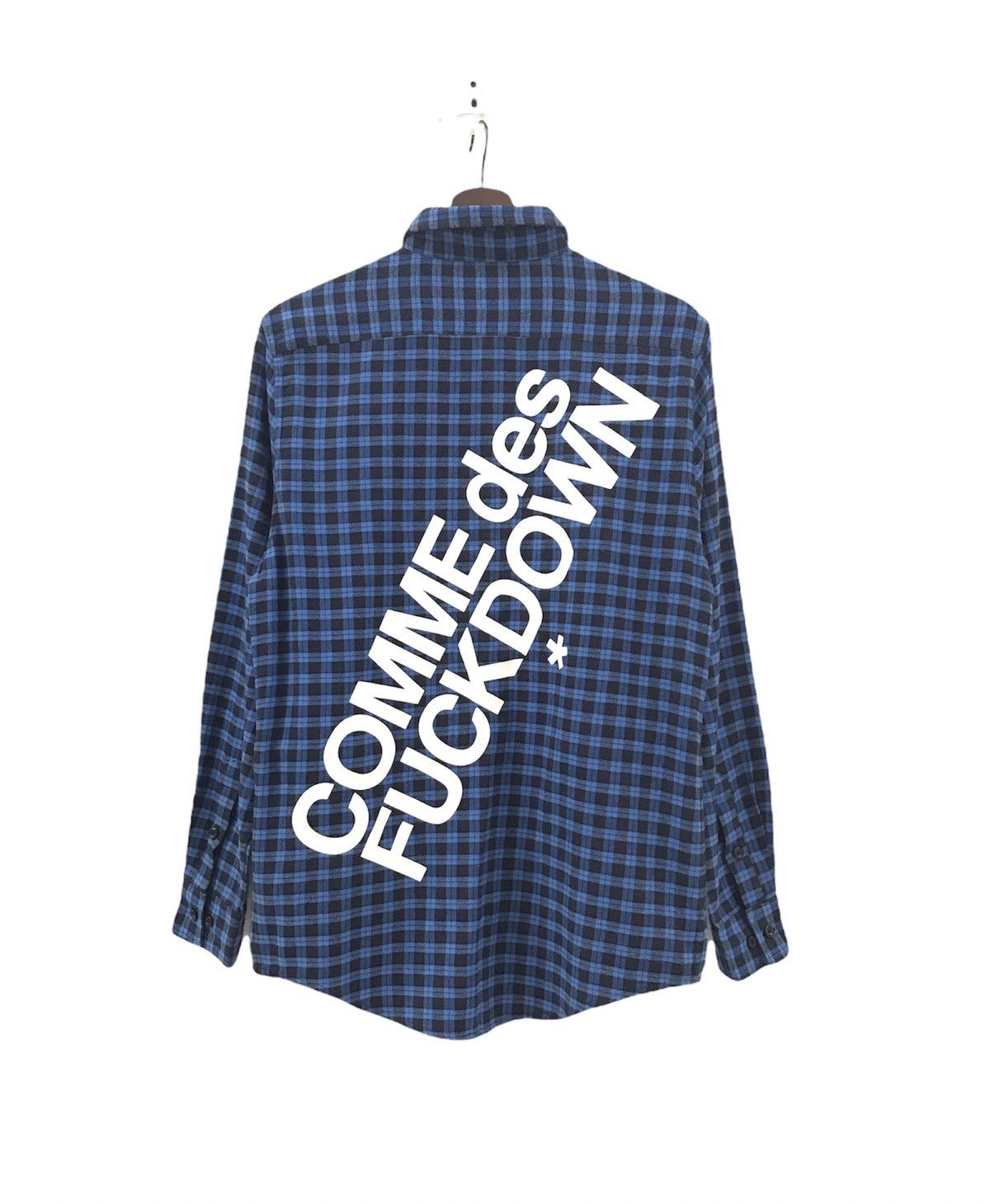 SSUR Comme des Fuckdown Flannel Spellout Big Logo Size US S / EU 44-46 / 1 - 1 Thumbnail