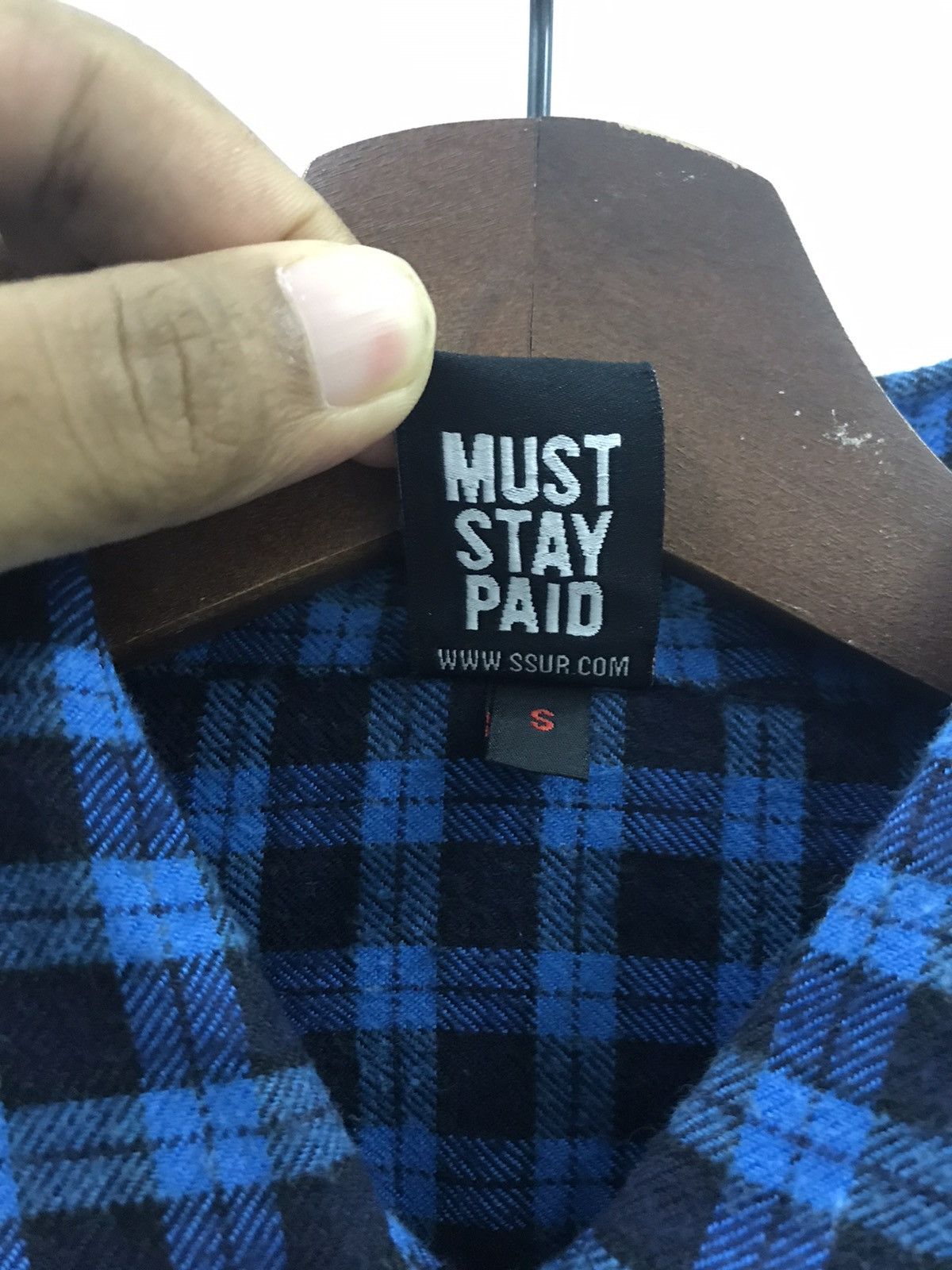 SSUR Comme des Fuckdown Flannel Spellout Big Logo Size US S / EU 44-46 / 1 - 6 Thumbnail
