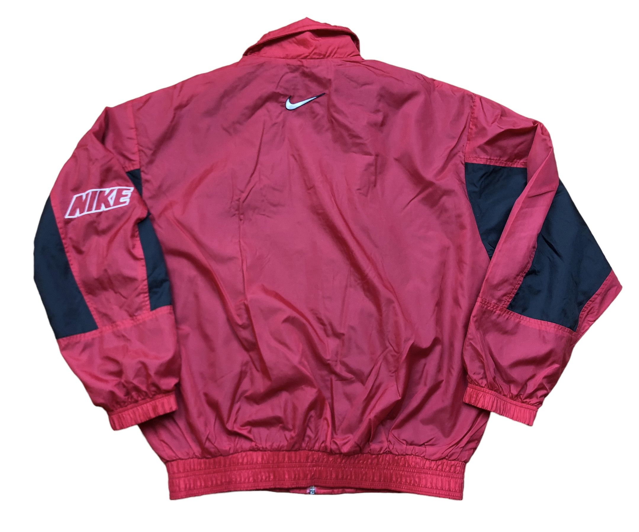 Nike × Vintage Vintage Nike Jacket Track Top Big Swoosh Rare Y2K Rare Size US S / EU 44-46 / 1 - 2 Thumbnail