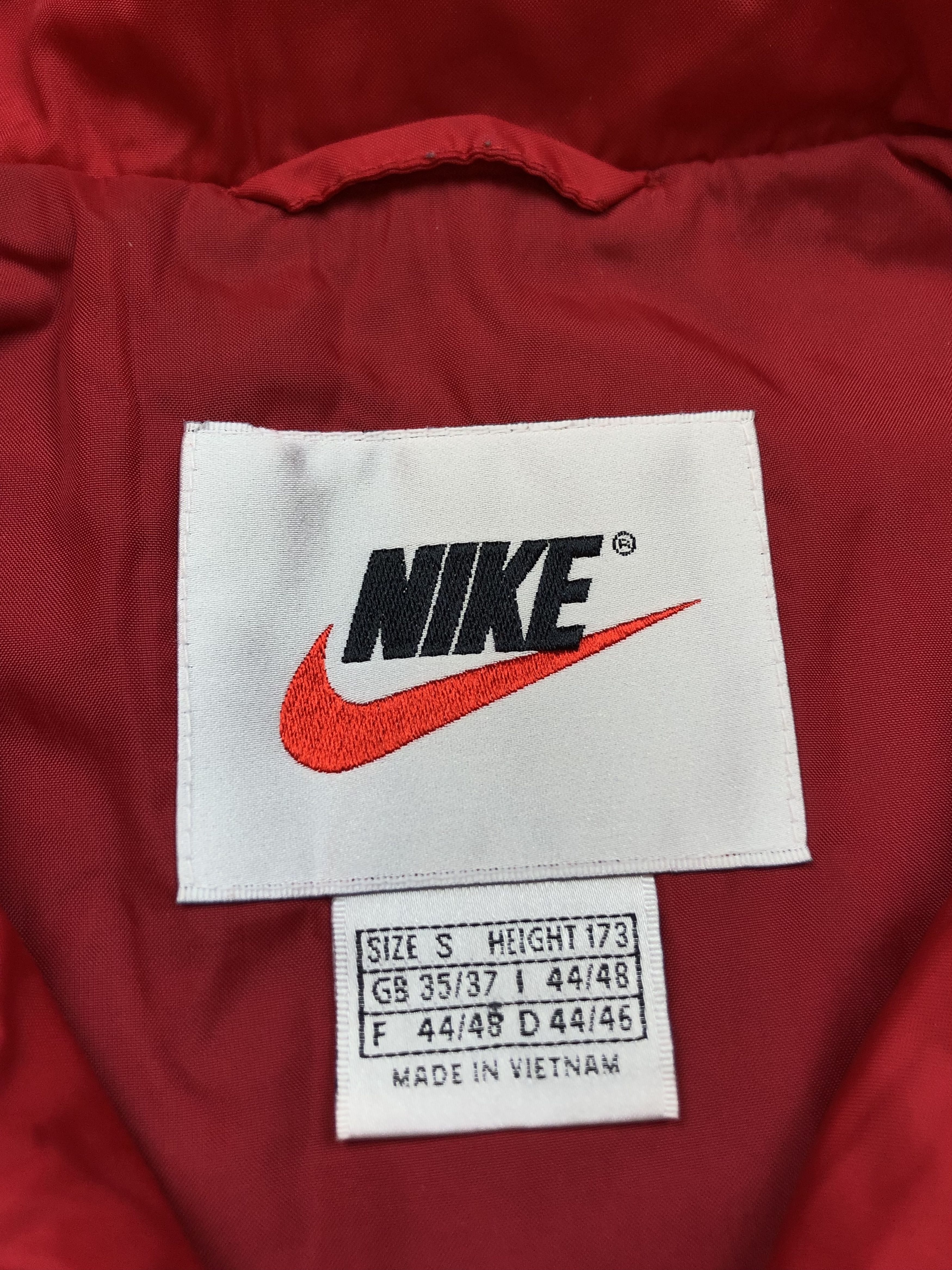 Nike × Vintage Vintage Nike Jacket Track Top Big Swoosh Rare Y2K Rare Size US S / EU 44-46 / 1 - 6 Thumbnail