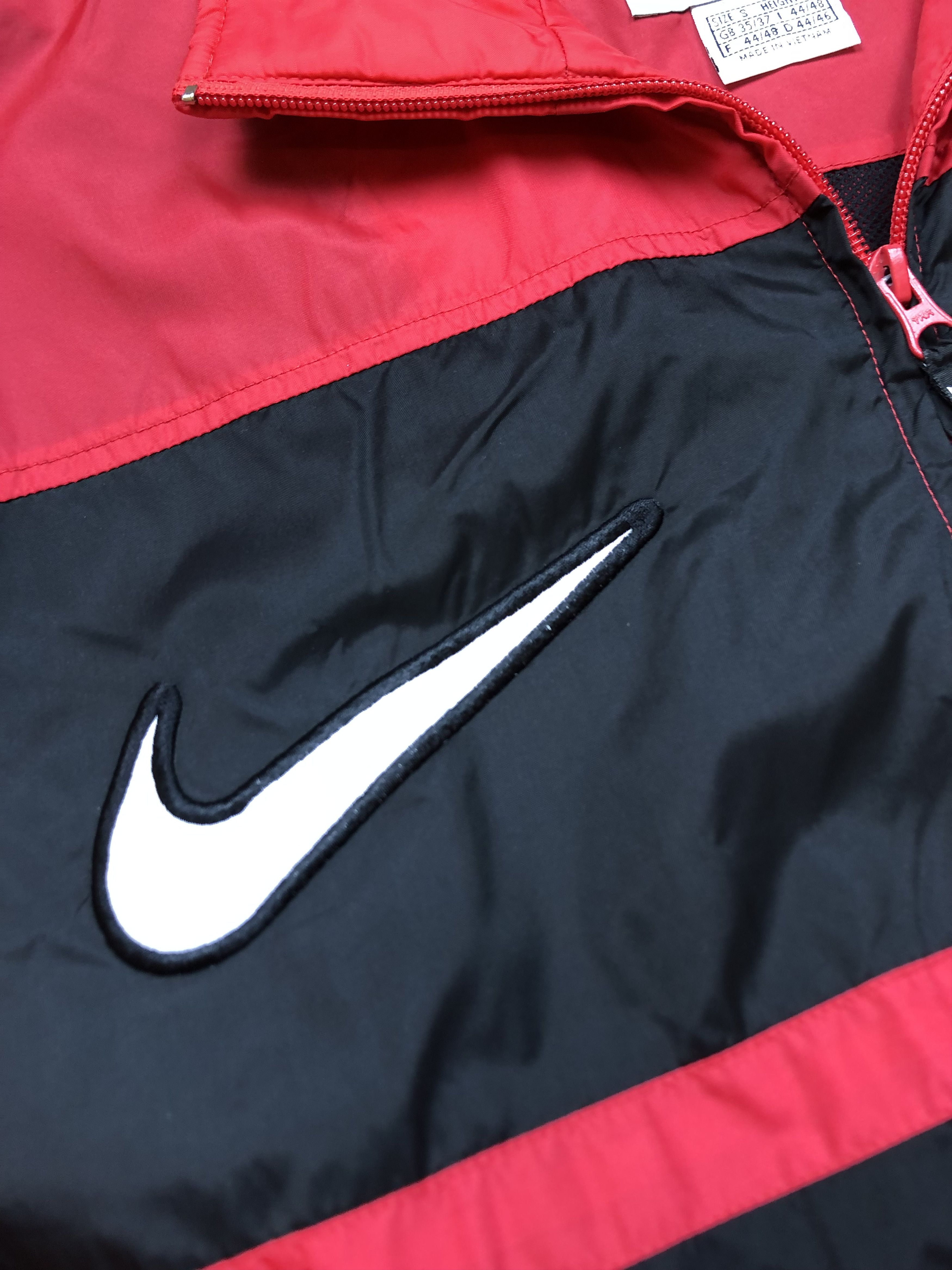 Nike × Vintage Vintage Nike Jacket Track Top Big Swoosh Rare Y2K Rare Size US S / EU 44-46 / 1 - 5 Thumbnail