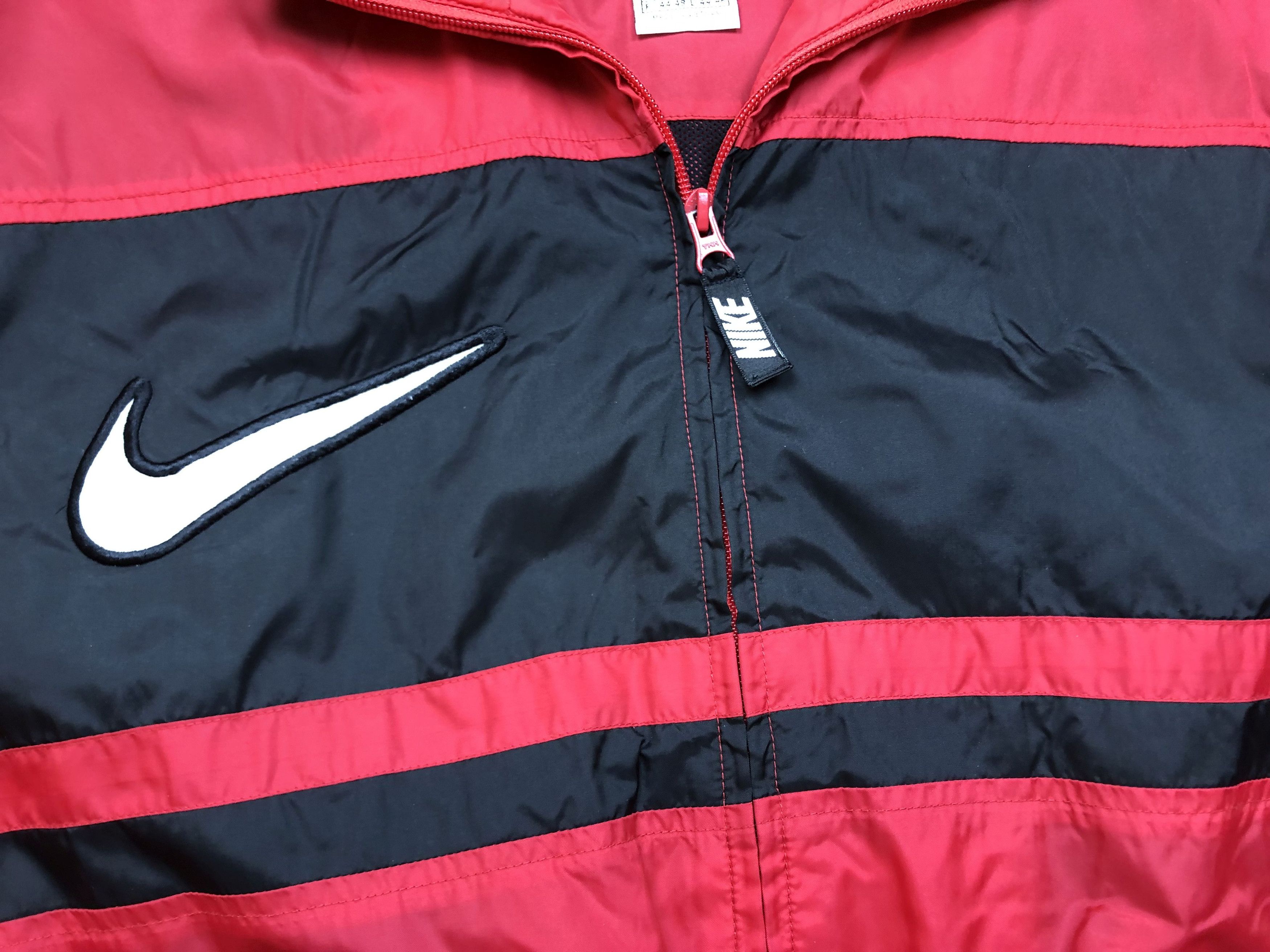Nike × Vintage Vintage Nike Jacket Track Top Big Swoosh Rare Y2K Rare Size US S / EU 44-46 / 1 - 4 Thumbnail