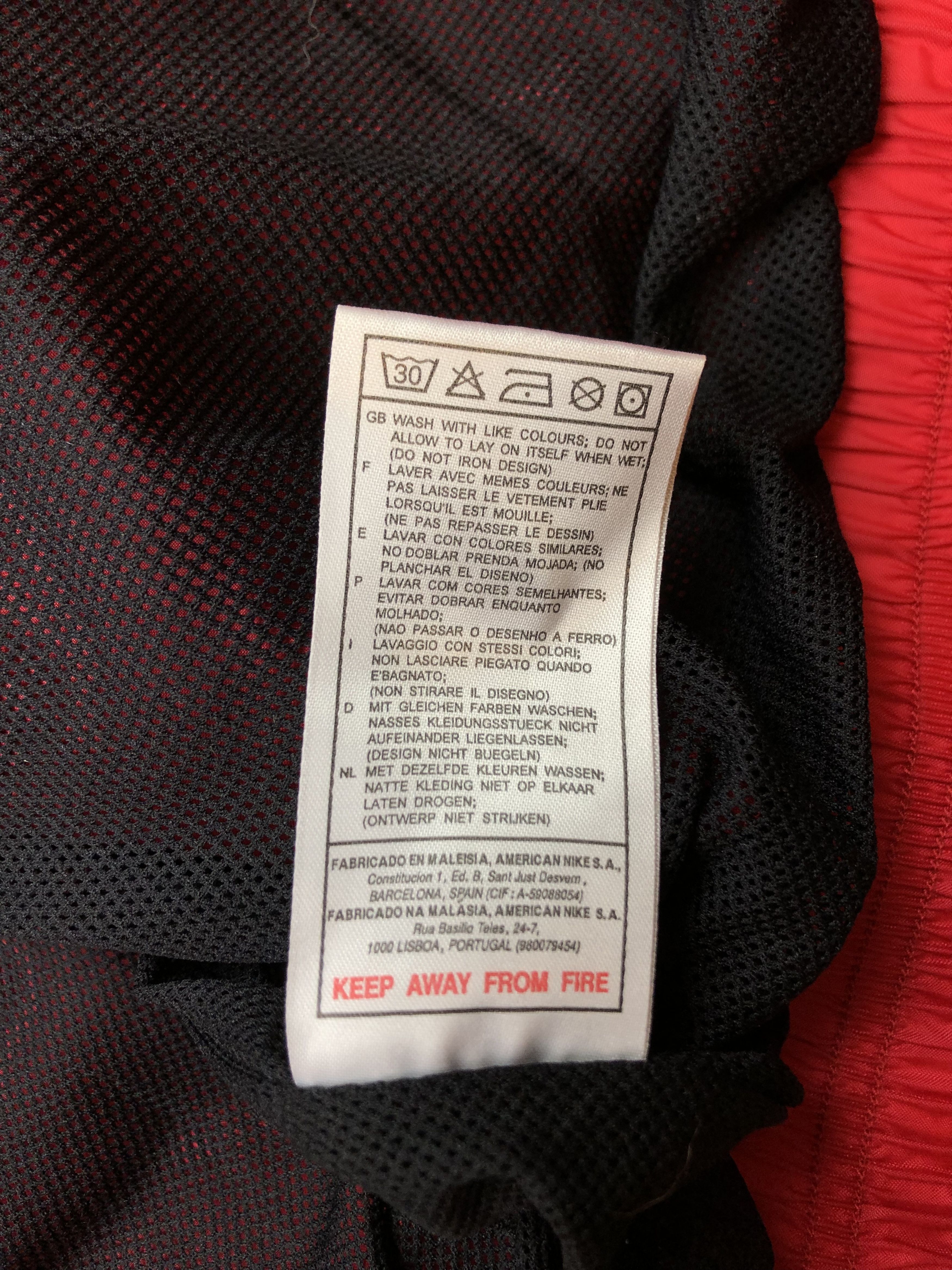 Nike × Vintage Vintage Nike Jacket Track Top Big Swoosh Rare Y2K Rare Size US S / EU 44-46 / 1 - 14 Thumbnail