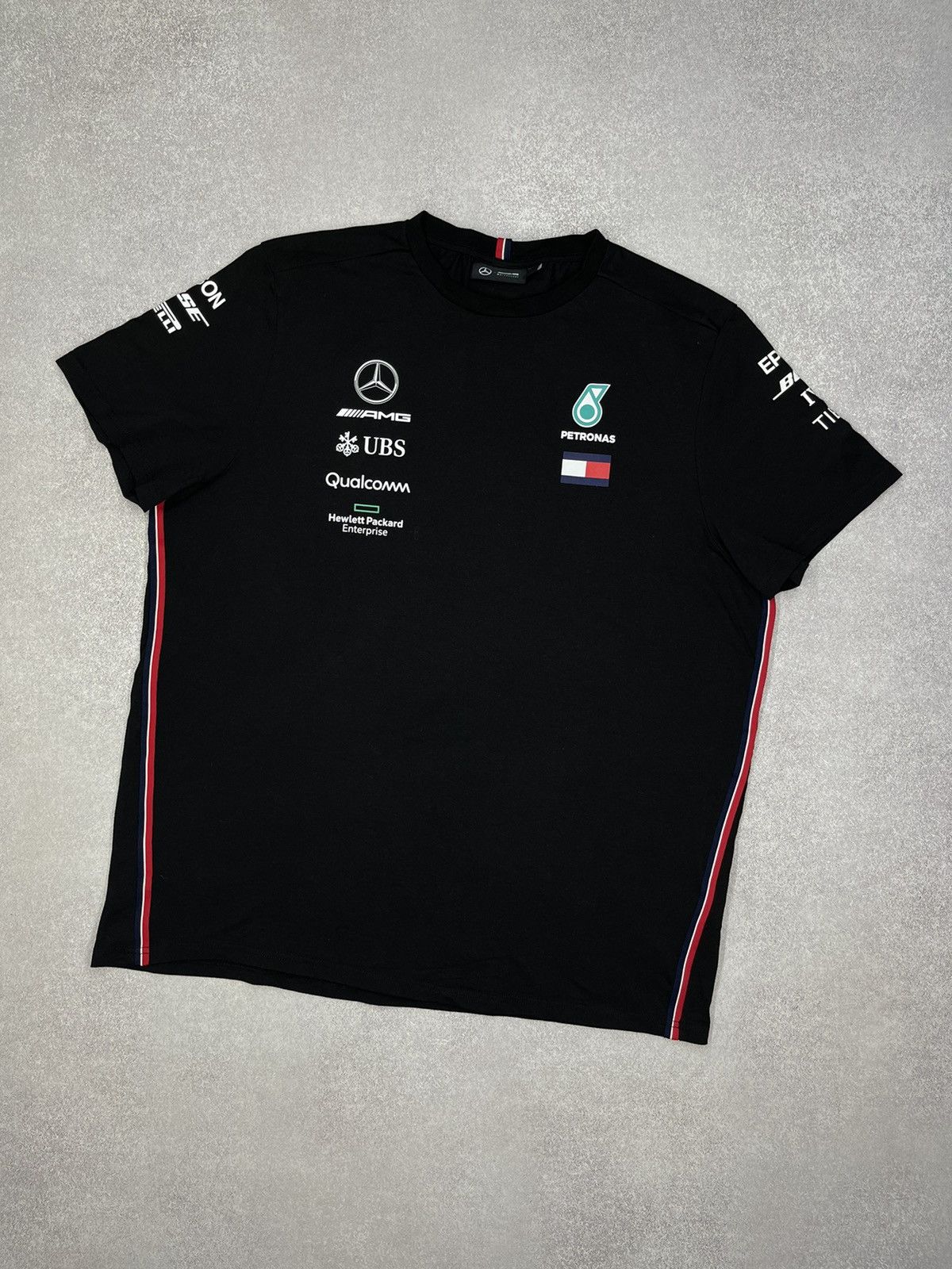 Tommy Hilfiger Mercedes Benz Amg Tommy Hilfiger Petronas Black TShirt ...