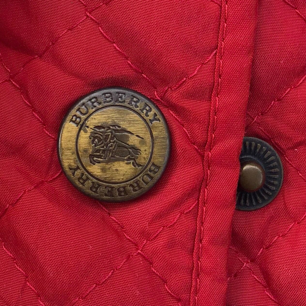 Burberry Burberry London Women Quilted Red Lined Novacheck Jacket Size M / US 6-8 / IT 42-44 - 10 Thumbnail