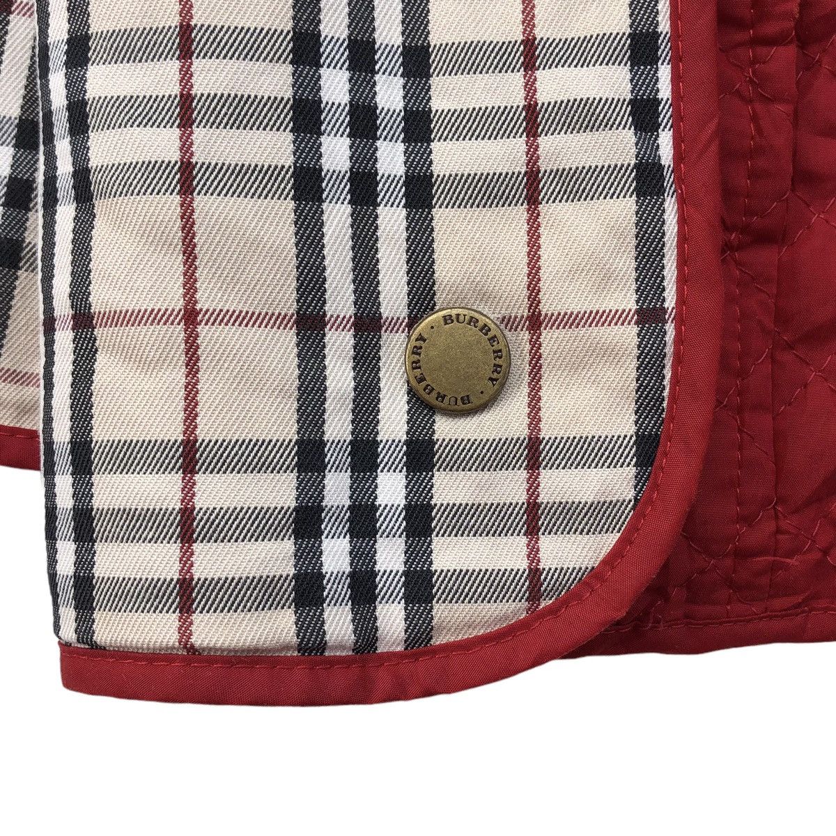Burberry Burberry London Women Quilted Red Lined Novacheck Jacket Size M / US 6-8 / IT 42-44 - 11 Thumbnail