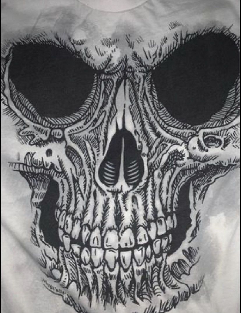 Other Y2K Skull Shirt 2000 Streetwear Punk Opium Jesse Pinkman Emo Size US M / EU 48-50 / 2 - 2 Thumbnail