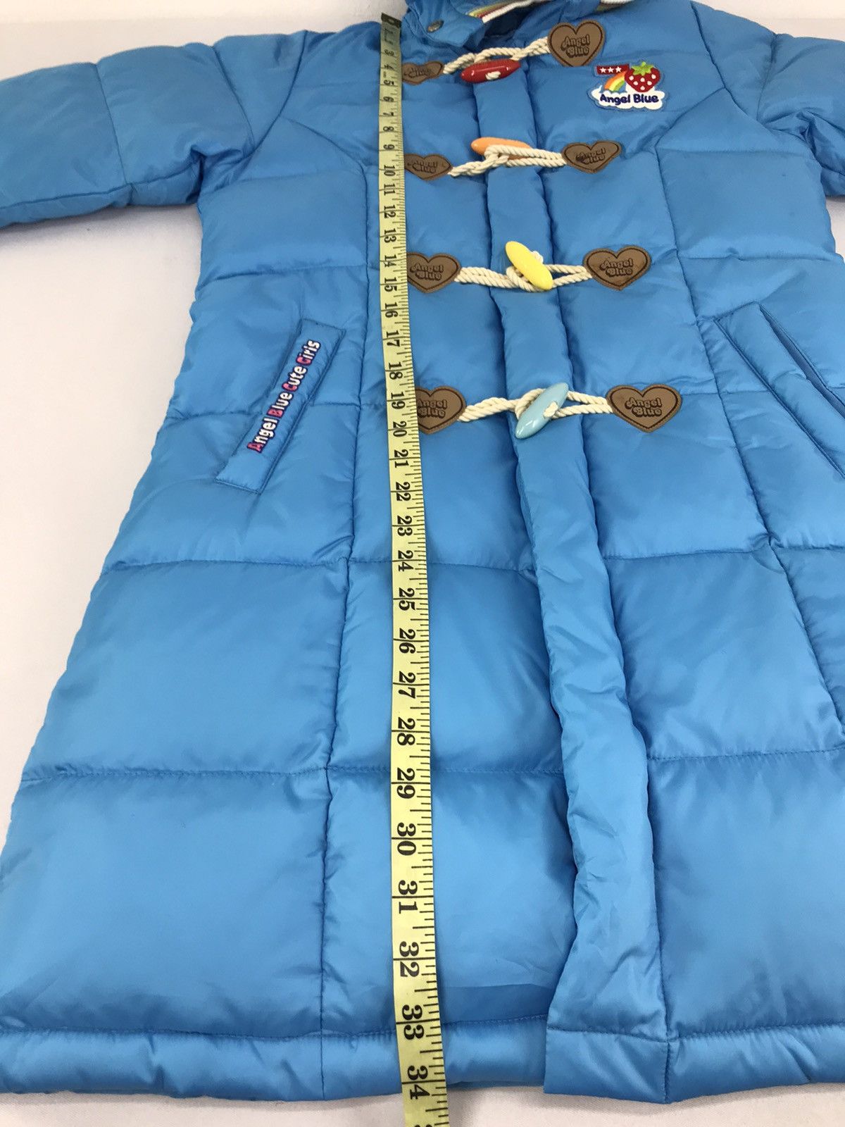 Japanese Brand Vintage Angel Blue Cute Girl Parka Puffer Long Jacket Size M / US 6-8 / IT 42-44 - 12 Thumbnail