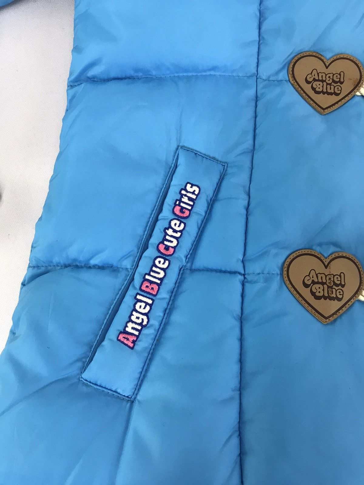 Japanese Brand Vintage Angel Blue Cute Girl Parka Puffer Long Jacket Size M / US 6-8 / IT 42-44 - 5 Thumbnail