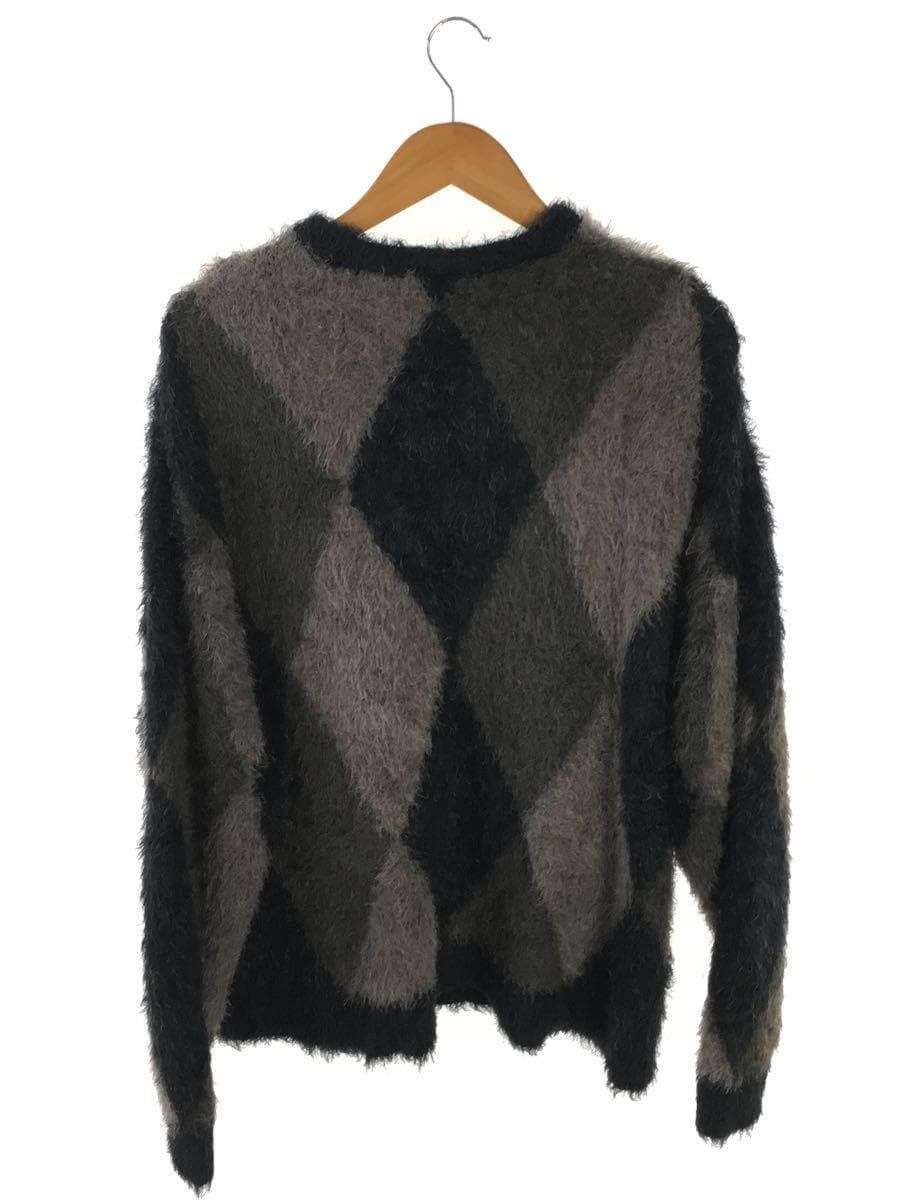 Number (N)ine Fuzzy Argyle Sweater Size US XL / EU 56 / 4 - 2 Thumbnail