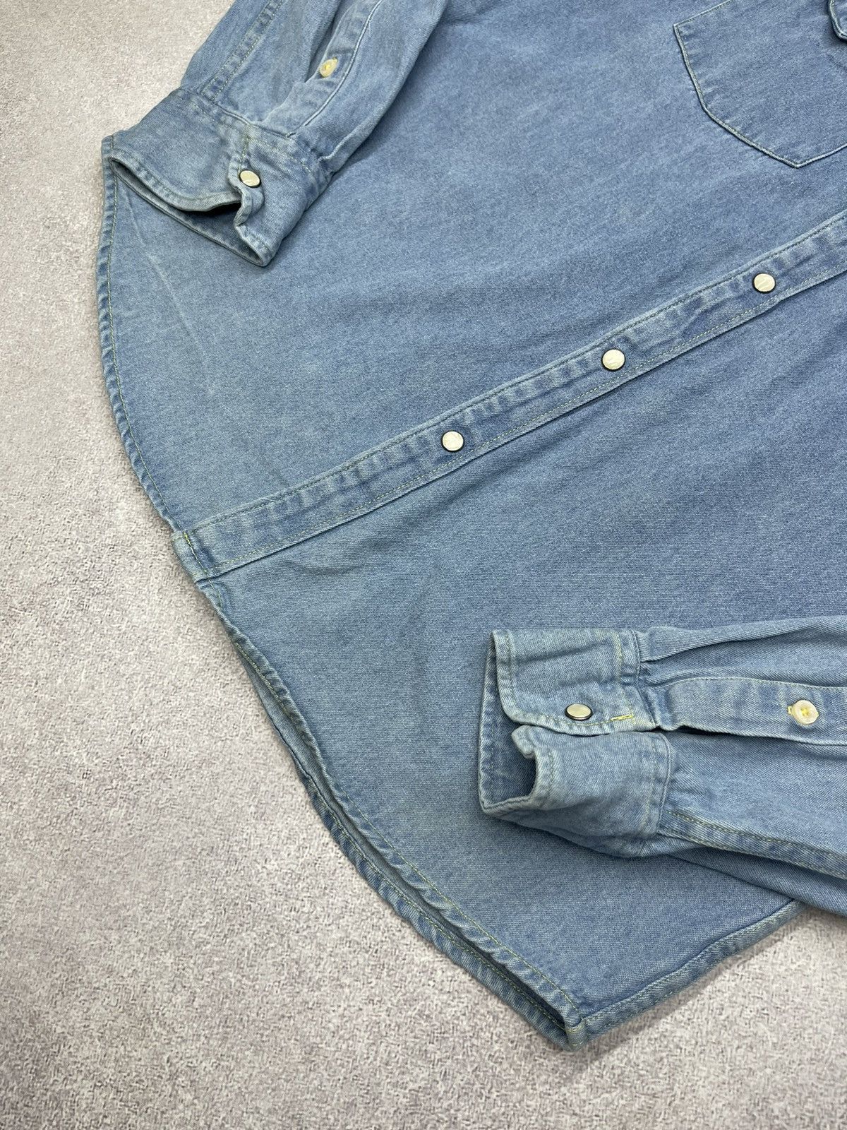 Lee Vintage Lee Denim Shirt Western Pearl Button Y2K Size US L / EU 52-54 / 3 - 6 Thumbnail