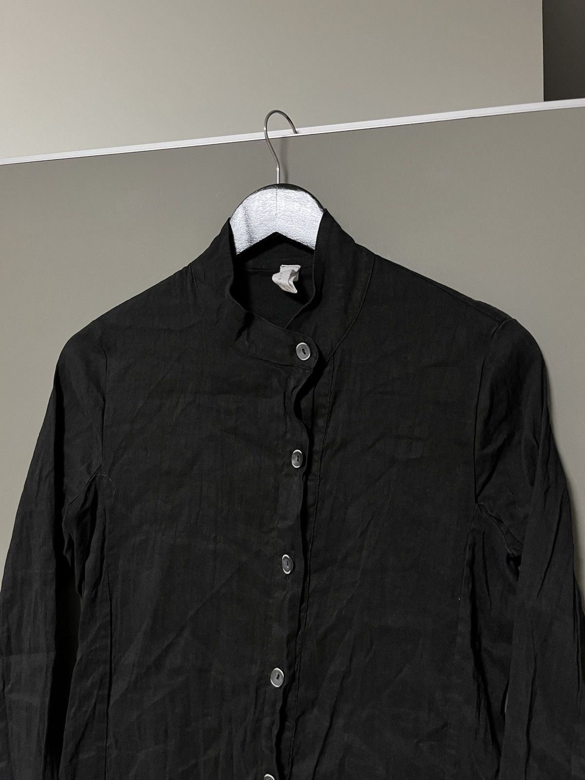 Other Primordial is Primitive Avant Garde Simple Linen Black Coat Size S / US 4 / IT 40 - 17 Thumbnail
