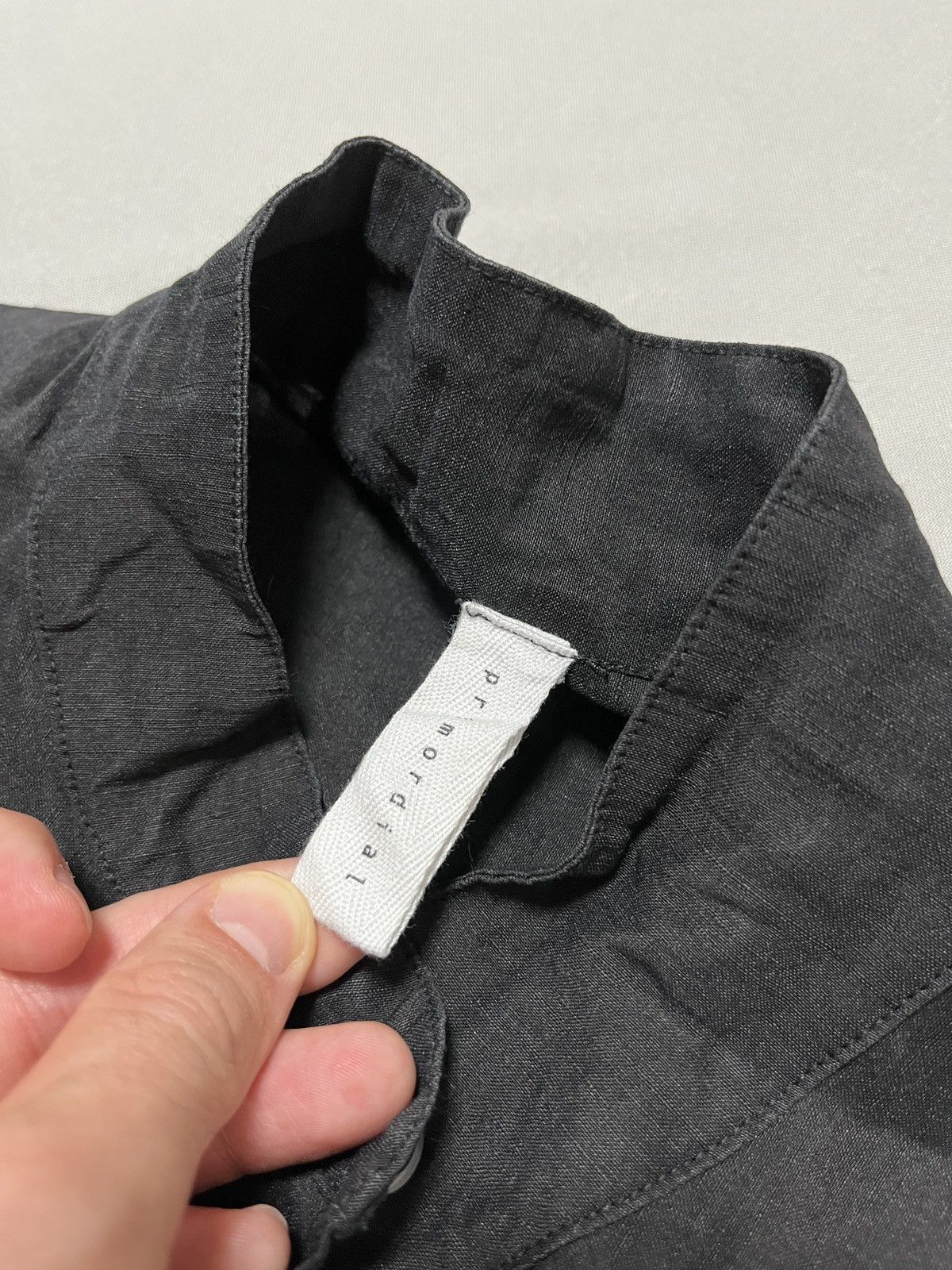 Other Primordial is Primitive Avant Garde Simple Linen Black Coat Size S / US 4 / IT 40 - 10 Thumbnail