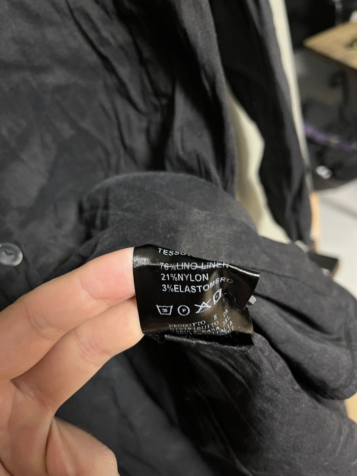 Other Primordial is Primitive Avant Garde Simple Linen Black Coat Size S / US 4 / IT 40 - 20 Thumbnail