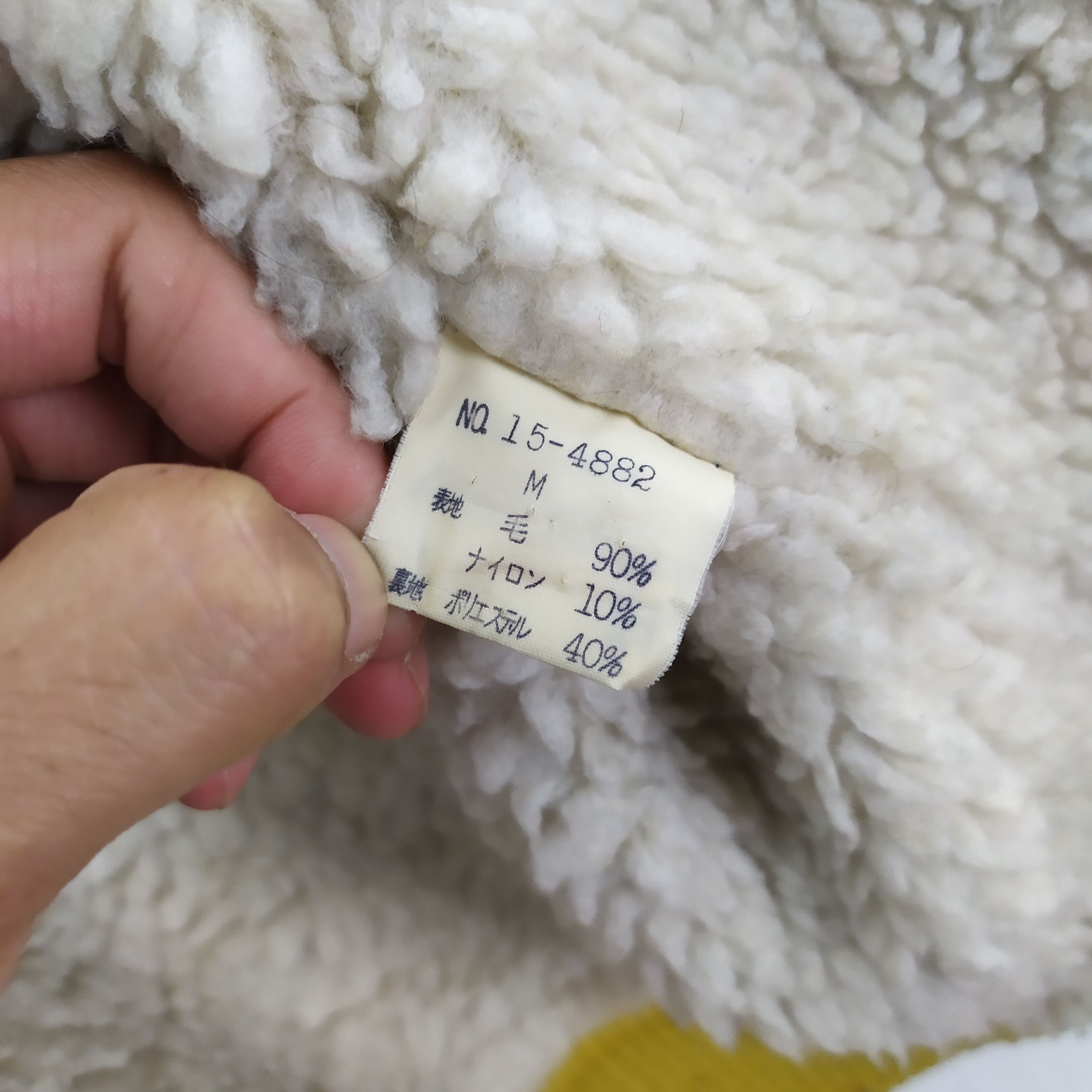 Japanese Brand Vintage Flendre Motorsport Wool Varsity Sherpa Jacket Size US M / EU 48-50 / 2 - 8 Thumbnail