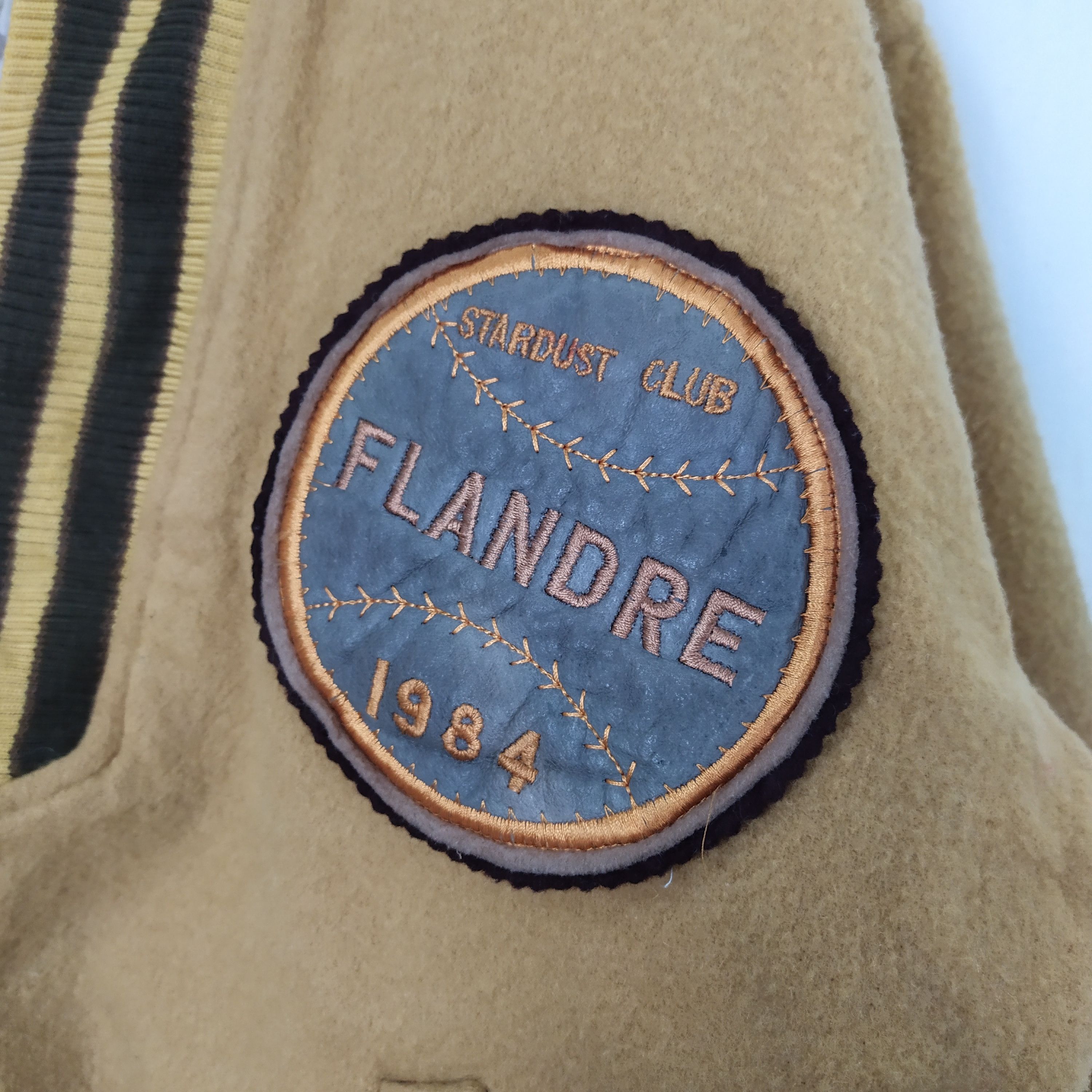 Japanese Brand Vintage Flendre Motorsport Wool Varsity Sherpa Jacket Size US M / EU 48-50 / 2 - 4 Thumbnail