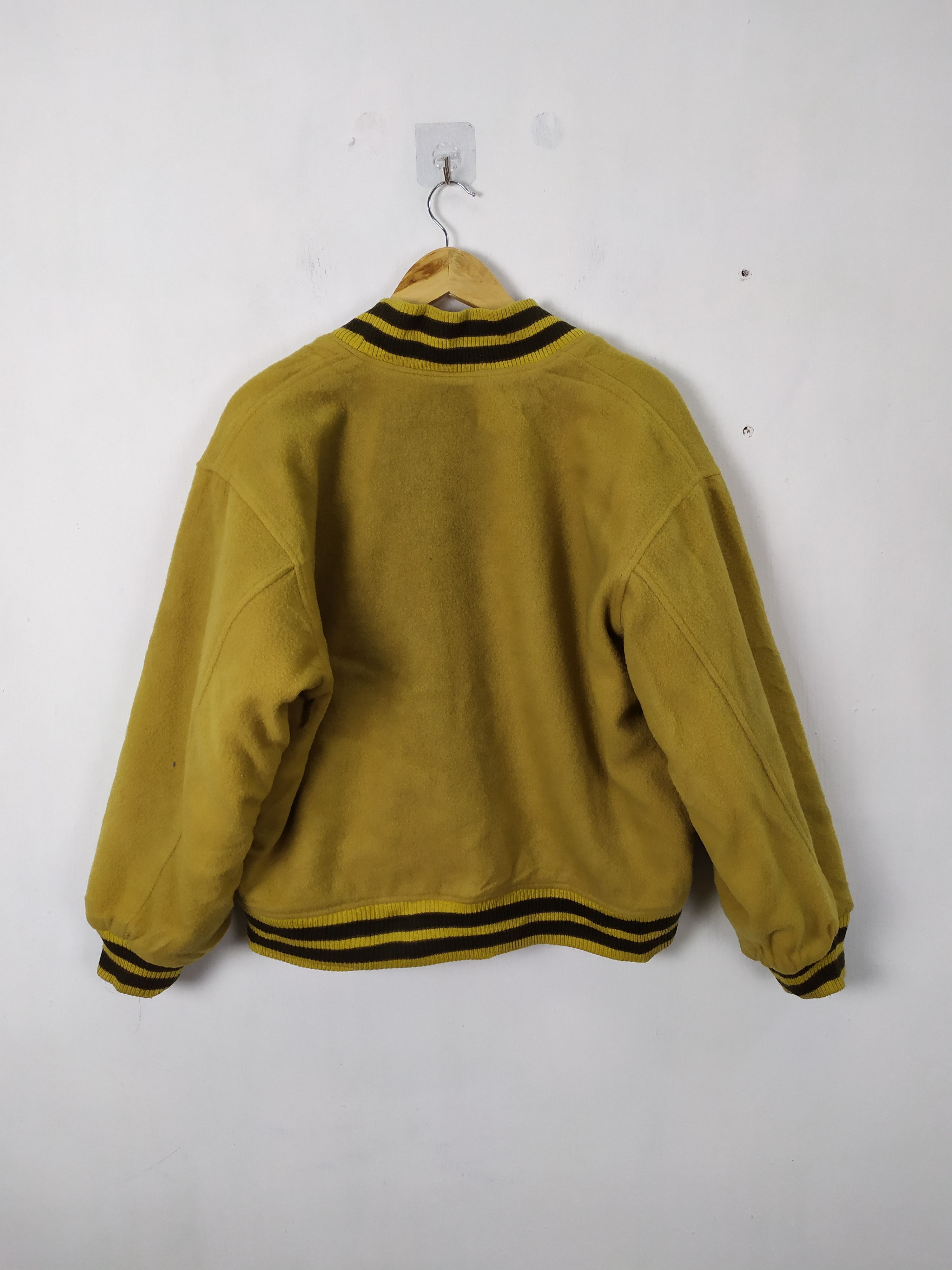 Japanese Brand Vintage Flendre Motorsport Wool Varsity Sherpa Jacket Size US M / EU 48-50 / 2 - 6 Thumbnail