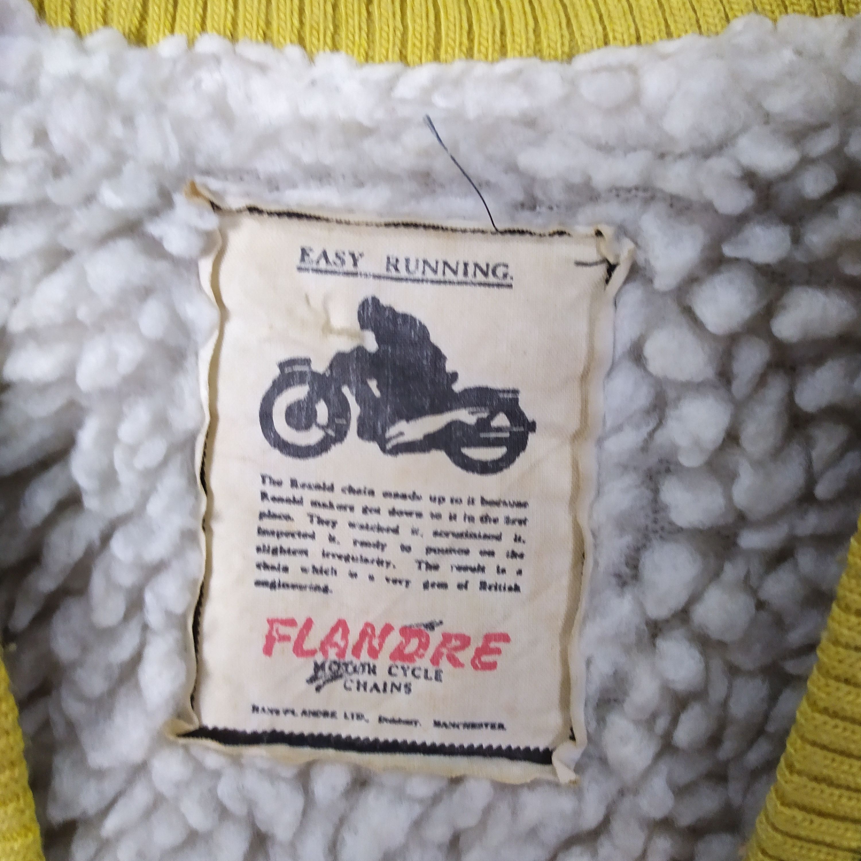 Japanese Brand Vintage Flendre Motorsport Wool Varsity Sherpa Jacket Size US M / EU 48-50 / 2 - 9 Thumbnail