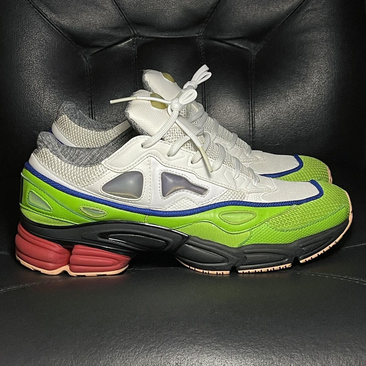 image of Adidas x Raf Simons Ozweego Green Shoes, Men's (Size 10.5)