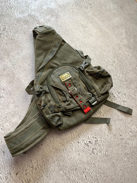 Diesel Diesel sling bag Vintage Y2K sling cargo bag multi pocket | Grailed