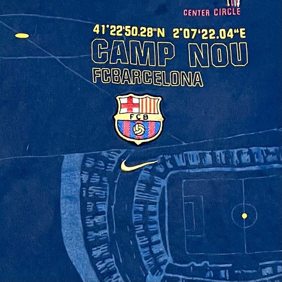 F.C. Barcelona × Nike × Vintage VINTAGE NIKE FC BARCELONA LONG SLEEVE
