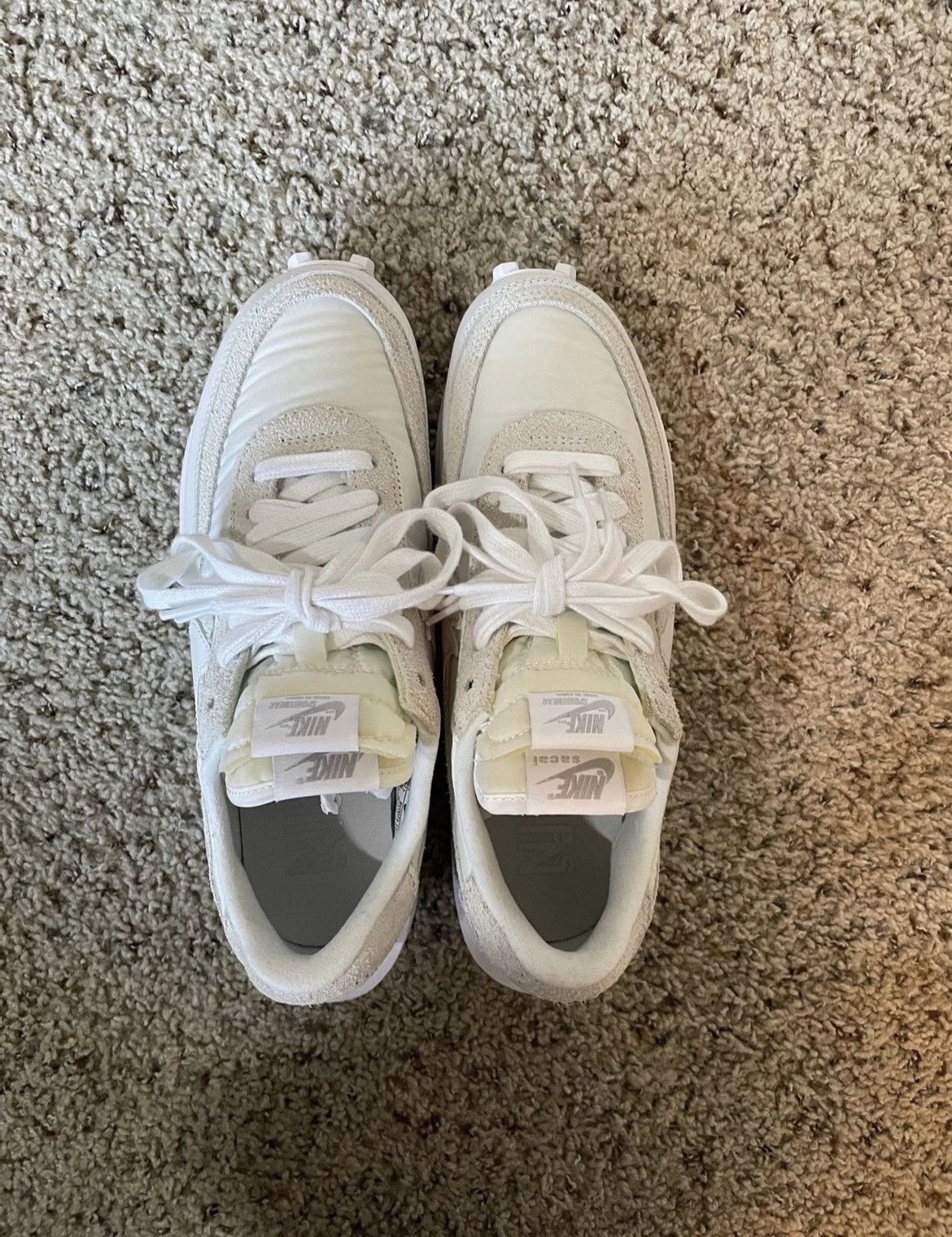 Nike × Sacai LD Waffle White Nylon Size US 8.5 / EU 41-42 - 5 Thumbnail