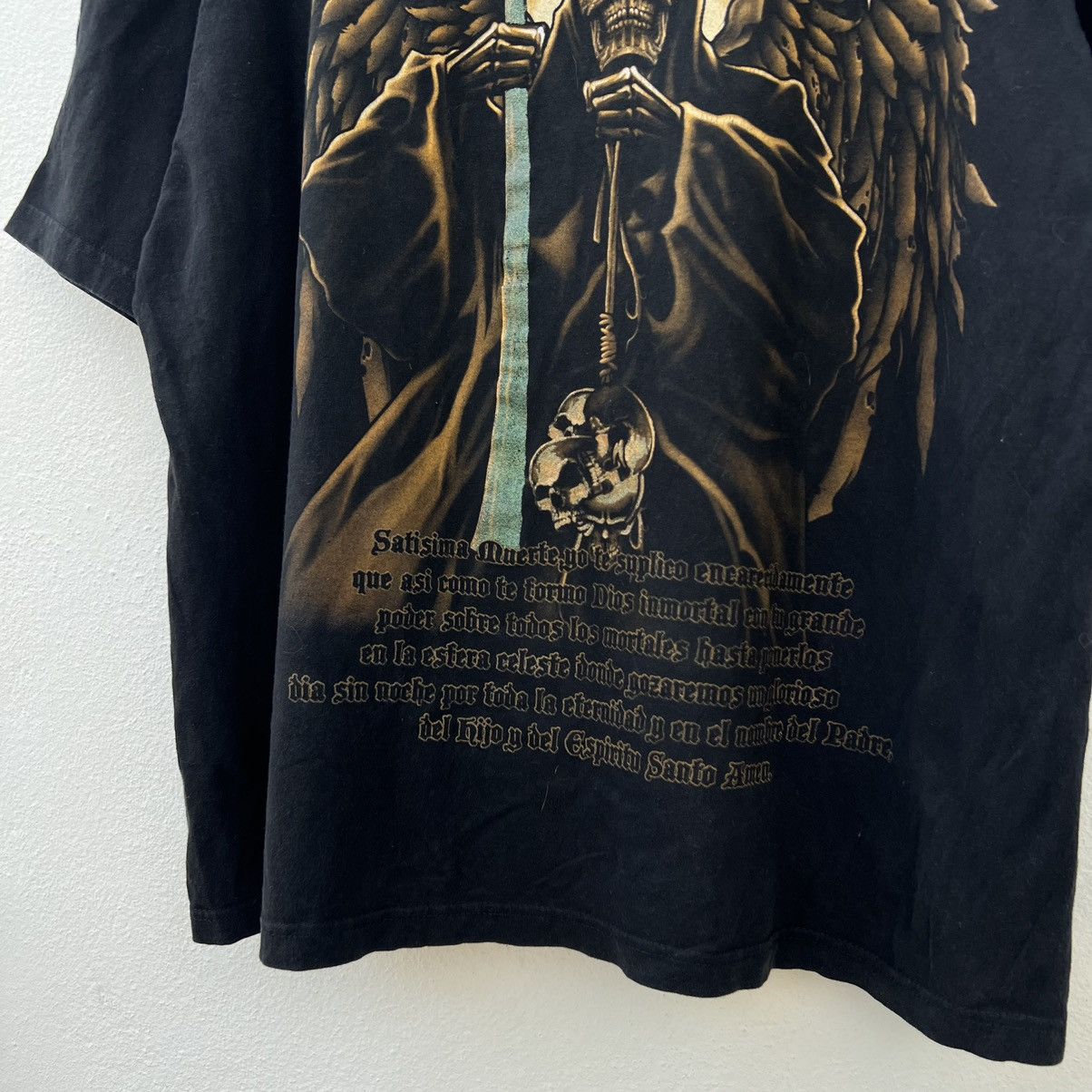 Vintage SANTA LA MUERTE T SHIRT BIG LOGO Size US L / EU 52-54 / 3 - 4 Thumbnail