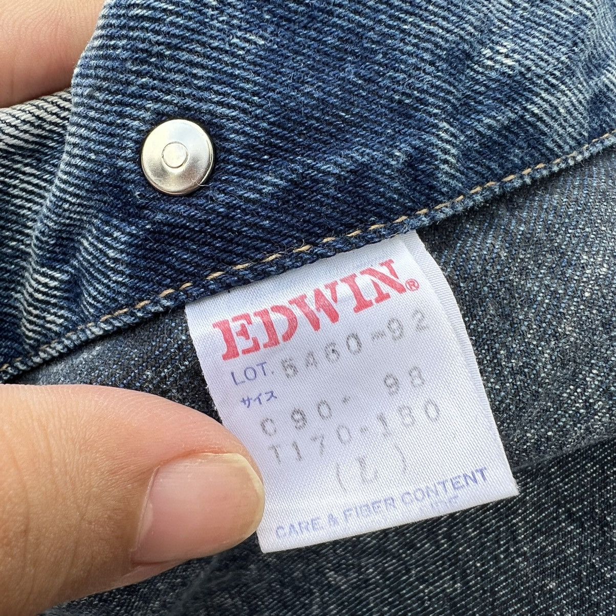 Edwin VINTAGE EDWIN CLASSICO TRUCKER DENIM JACKET Size US L / EU 52-54 / 3 - 16 Thumbnail