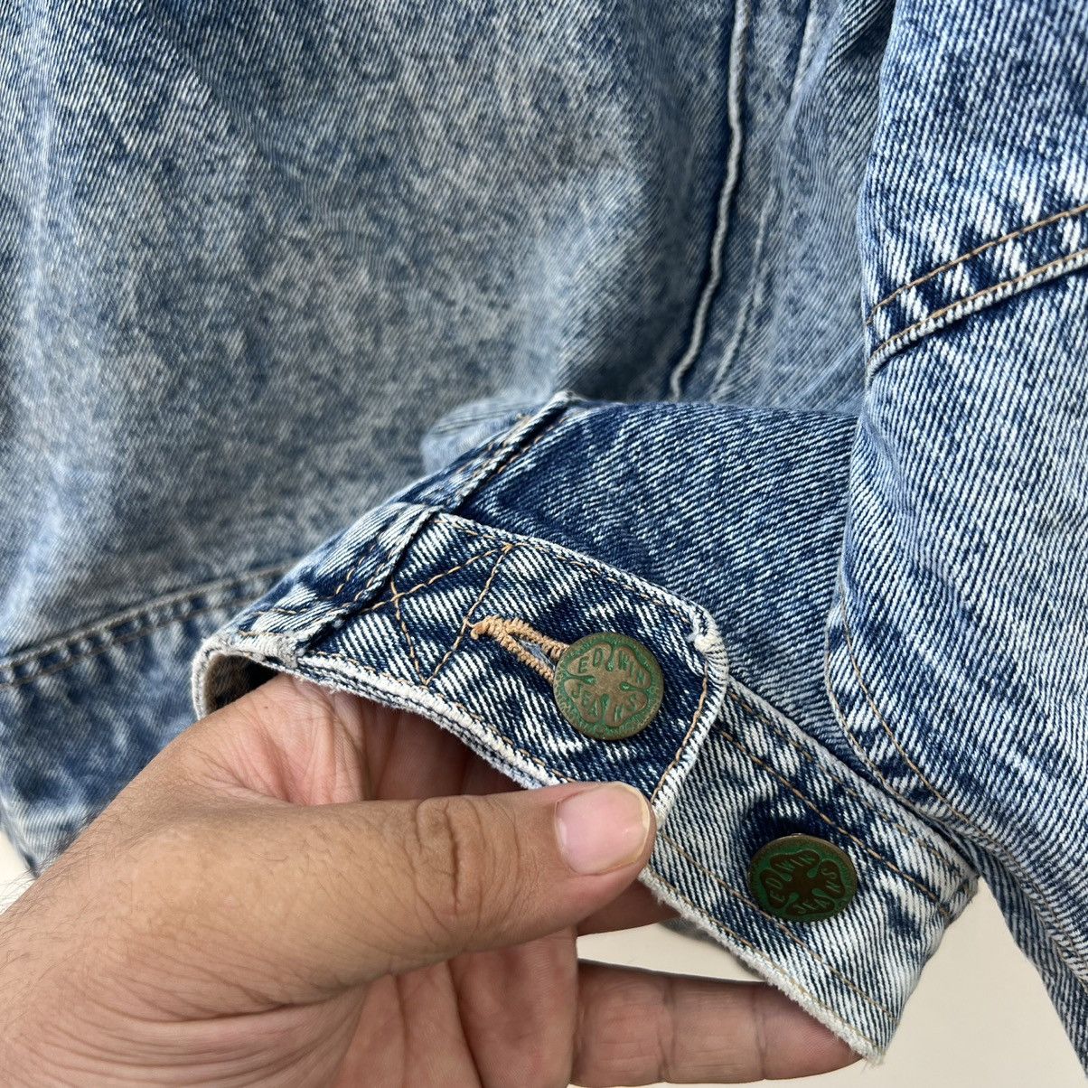 Edwin VINTAGE EDWIN CLASSICO TRUCKER DENIM JACKET Size US L / EU 52-54 / 3 - 12 Thumbnail