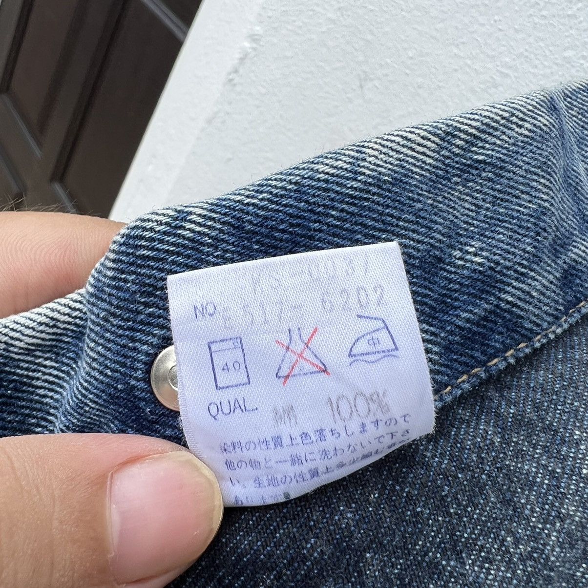 Edwin VINTAGE EDWIN CLASSICO TRUCKER DENIM JACKET Size US L / EU 52-54 / 3 - 17 Thumbnail