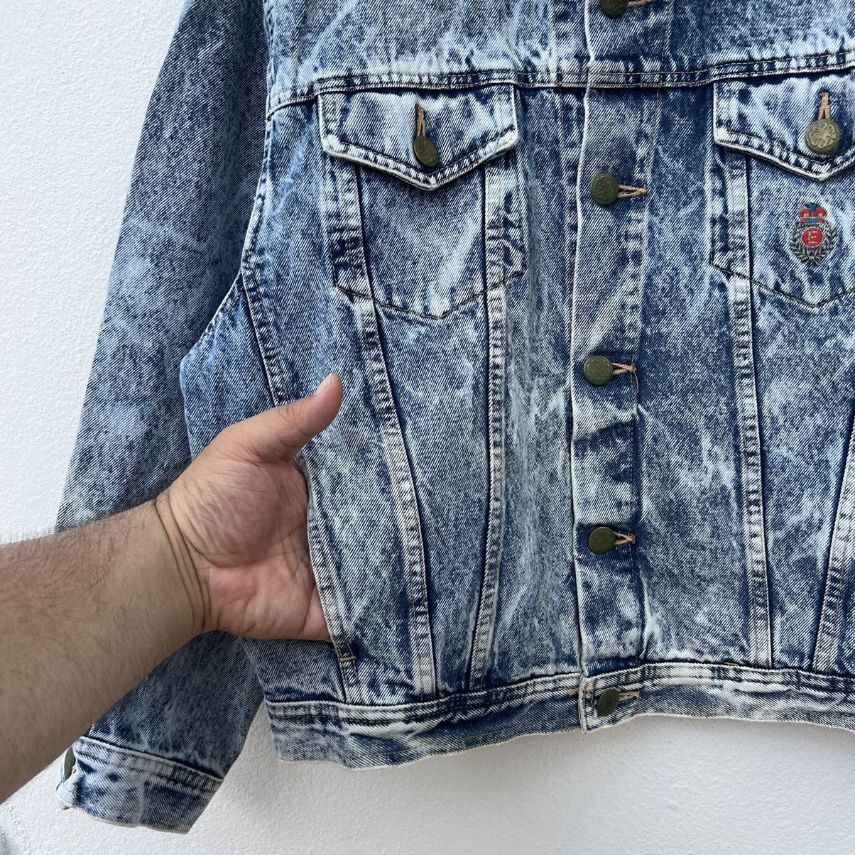 Edwin VINTAGE EDWIN CLASSICO TRUCKER DENIM JACKET Size US L / EU 52-54 / 3 - 6 Thumbnail
