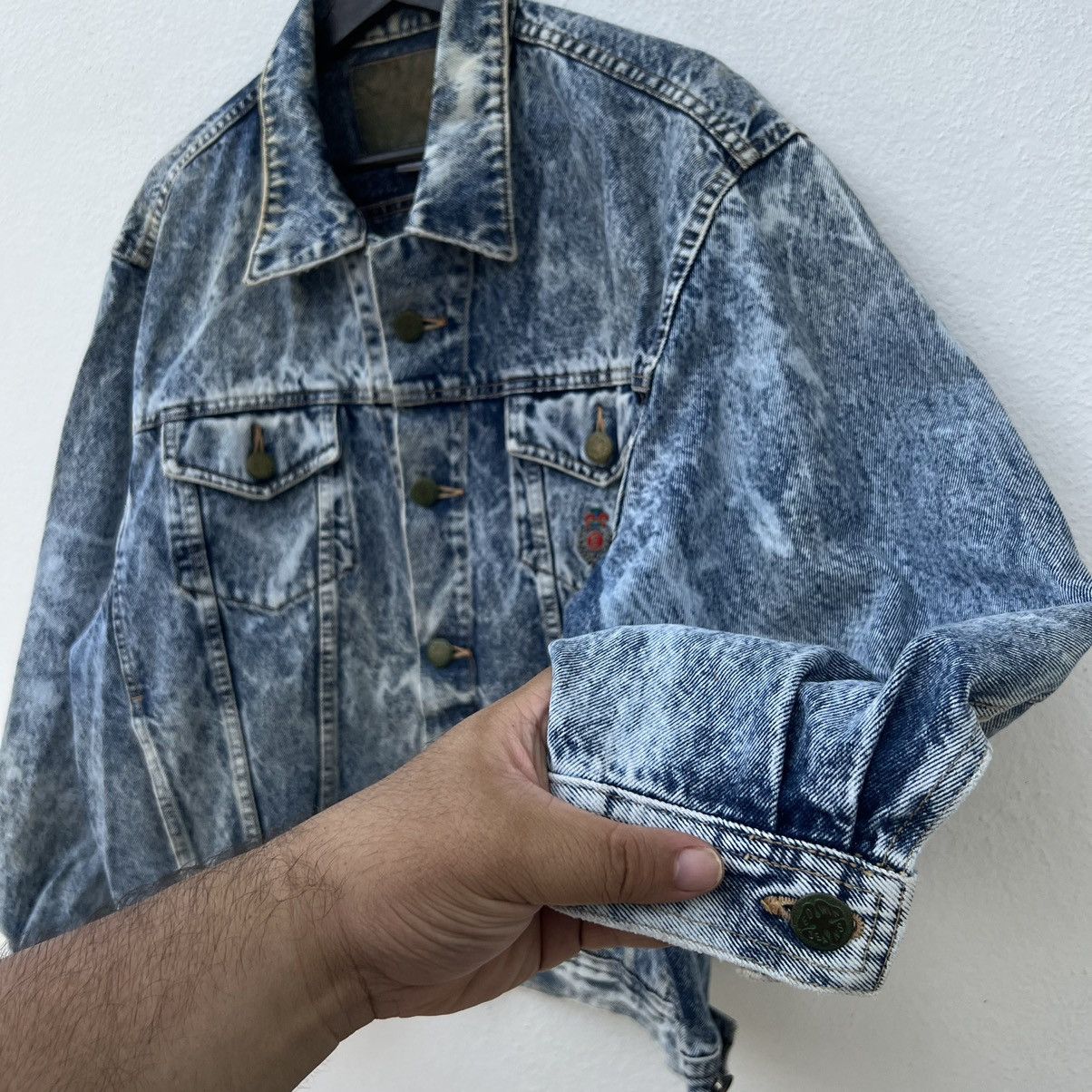 Edwin VINTAGE EDWIN CLASSICO TRUCKER DENIM JACKET Size US L / EU 52-54 / 3 - 7 Thumbnail
