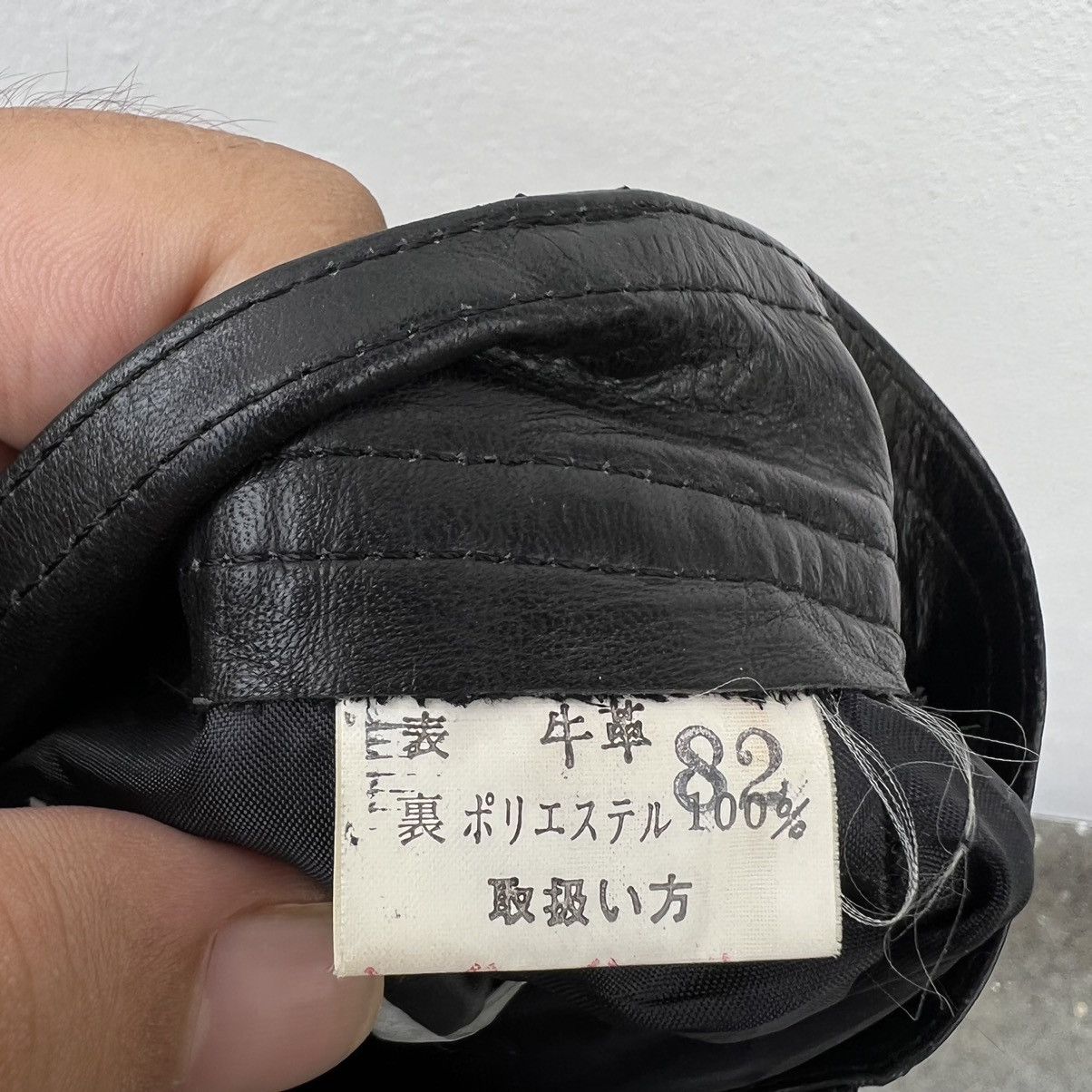 Japanese Brand VINTAGE ULTIMATE BLACK SOFT LEATHER BIKER RIDERS WEAR Size US 30 / EU 46 - 11 Thumbnail