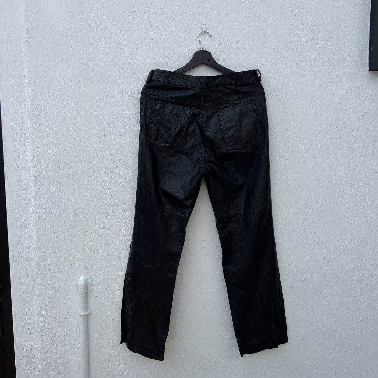 Japanese Brand VINTAGE ULTIMATE BLACK SOFT LEATHER BIKER RIDERS WEAR Size US 30 / EU 46 - 7 Thumbnail
