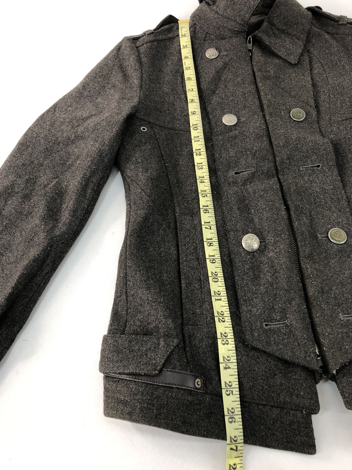 Japanese Brand × PPFM 90s PPFM Wool Thick Biker Jacket Fashion Double Pocket Size US M / EU 48-50 / 2 - 10 Thumbnail