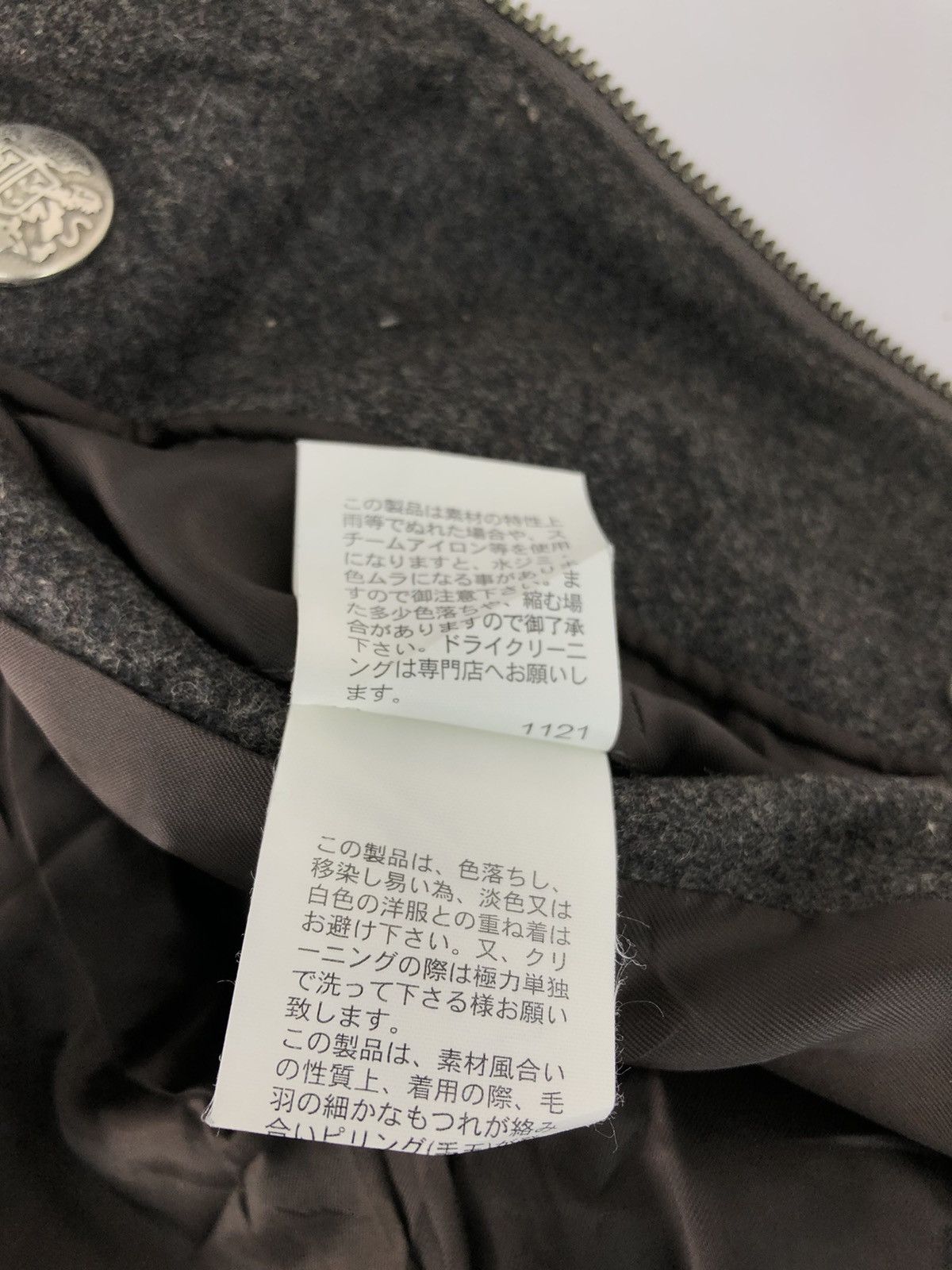 Japanese Brand × PPFM 90s PPFM Wool Thick Biker Jacket Fashion Double Pocket Size US M / EU 48-50 / 2 - 7 Thumbnail