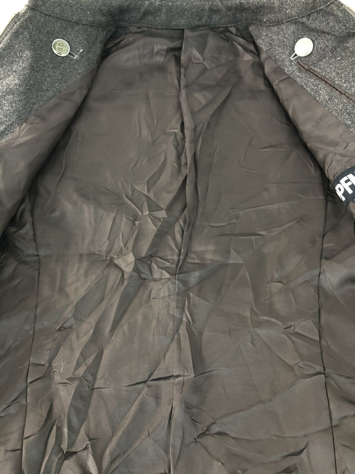 Japanese Brand × PPFM 90s PPFM Wool Thick Biker Jacket Fashion Double Pocket Size US M / EU 48-50 / 2 - 4 Thumbnail