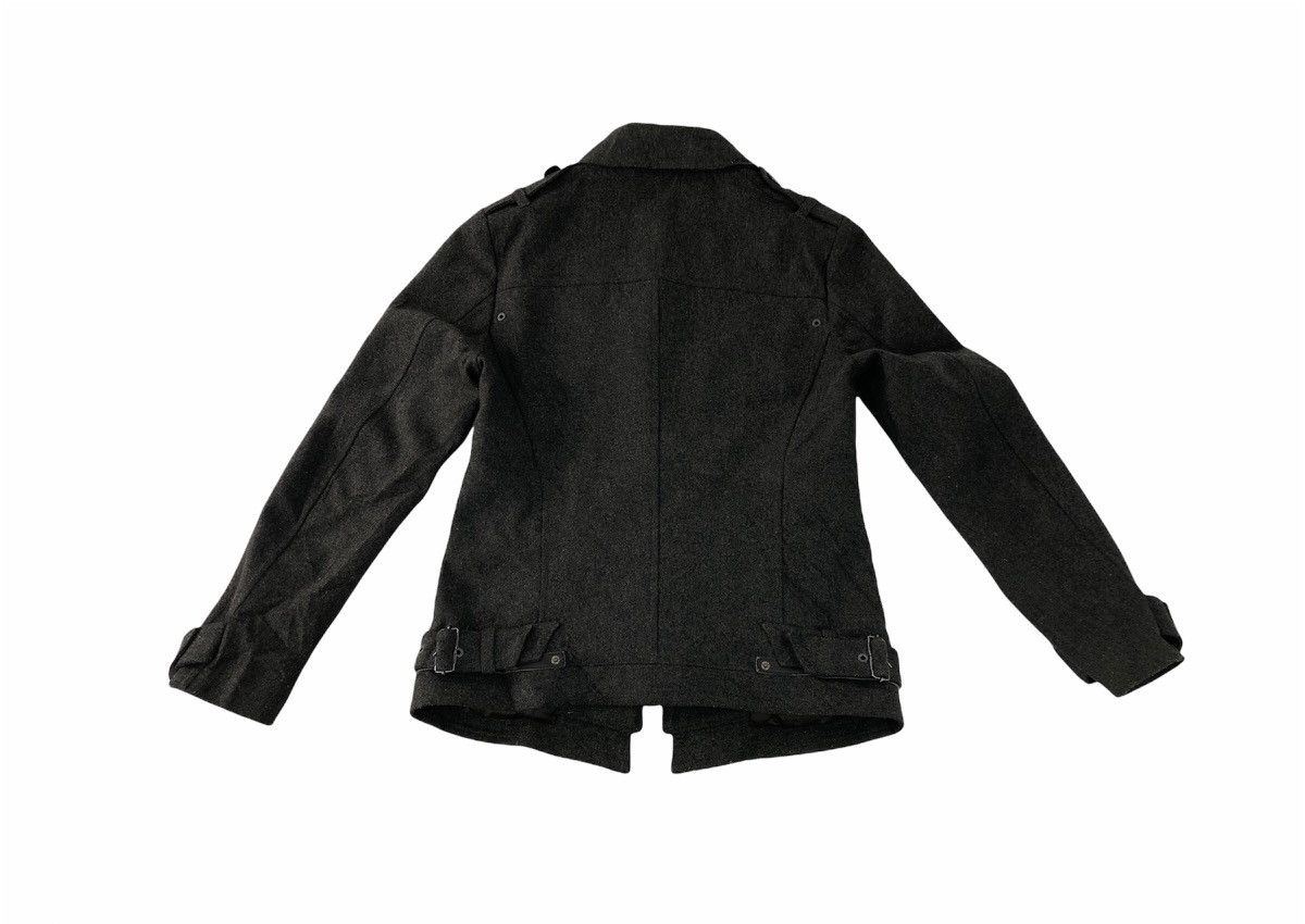 Japanese Brand × PPFM 90s PPFM Wool Thick Biker Jacket Fashion Double Pocket Size US M / EU 48-50 / 2 - 2 Thumbnail