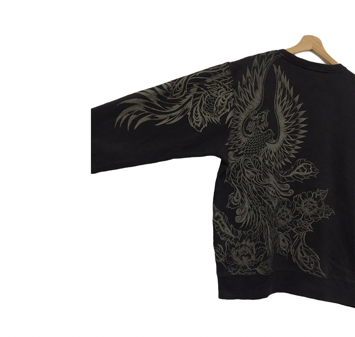 Japanese Brand Vintage Sukajan Phoenix Sweatshirt Big Logo Size US L / EU 52-54 / 3 - 6 Thumbnail