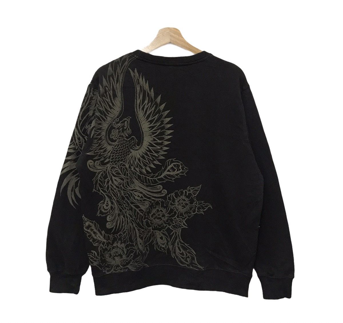 Japanese Brand Vintage Sukajan Phoenix Sweatshirt Big Logo Size US L / EU 52-54 / 3 - 1 Thumbnail