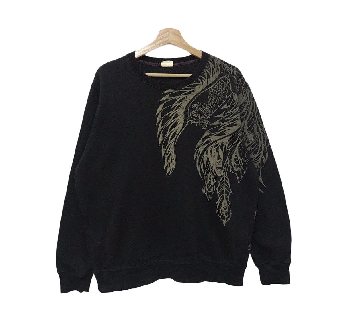 Japanese Brand Vintage Sukajan Phoenix Sweatshirt Big Logo Size US L / EU 52-54 / 3 - 2 Thumbnail
