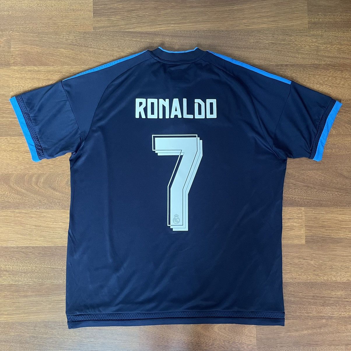 Adidas REAL MADRID ADIDAS 2015/16 FOOTBALL THIRD JERSEY #7 RONALDO ...