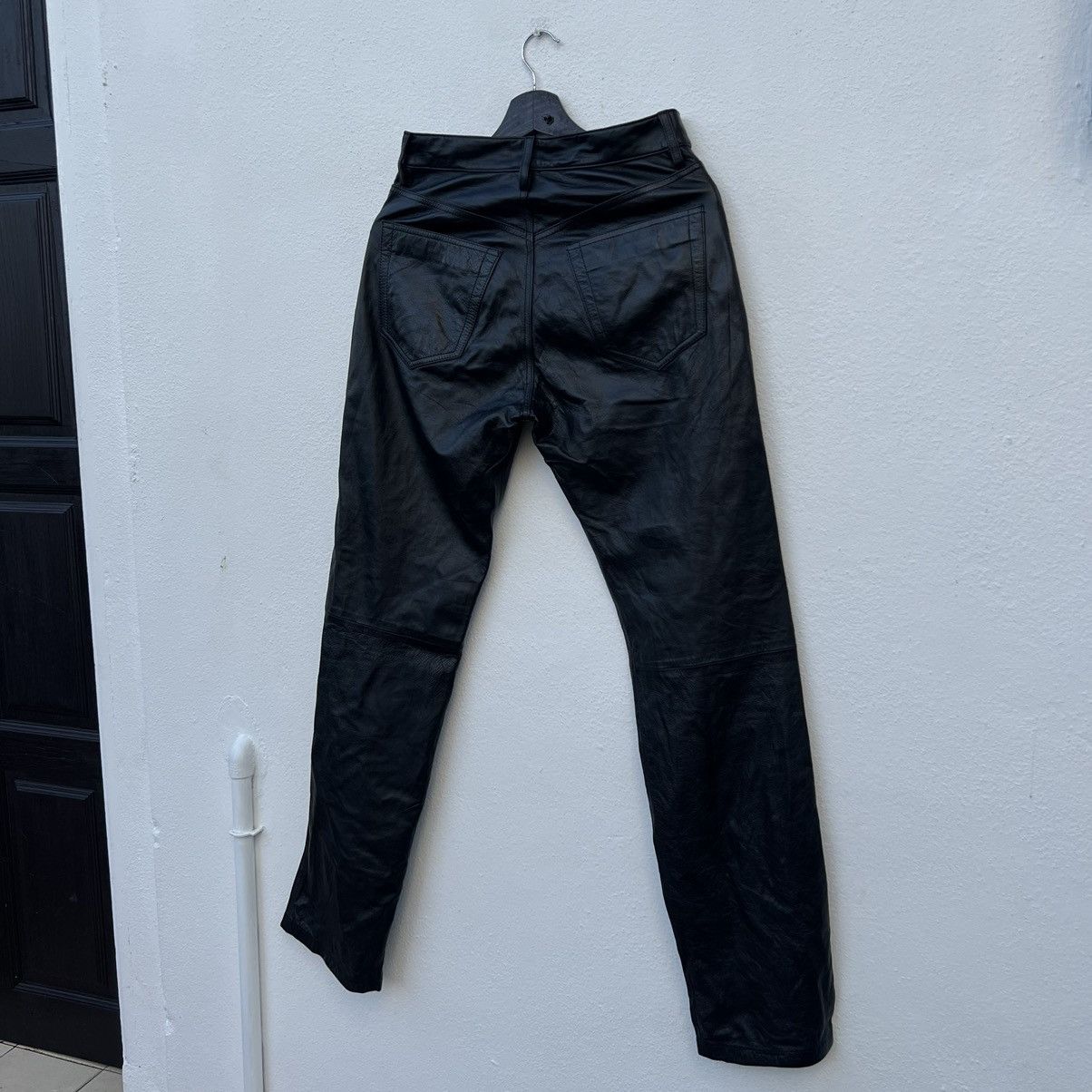 Japanese Brand VINTAGE LOUIS CHAVLON HOMME SOFT LEATHER PANTS BIKERS WEAR Size US 29 - 8 Thumbnail