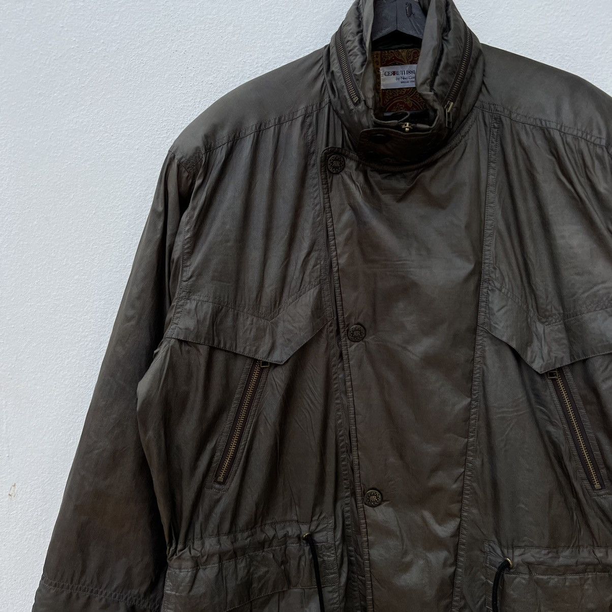 Japanese Brand VINTAGE CERRUTTI 1881 SPORT SURVIVAL JACKET PARACHUTE BIKER Size US M / EU 48-50 / 2 - 7 Thumbnail