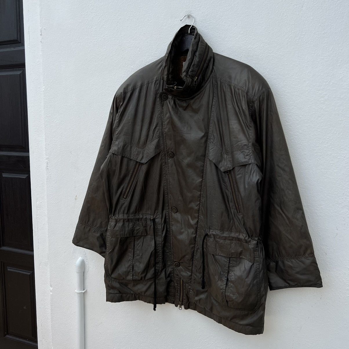 Japanese Brand VINTAGE CERRUTTI 1881 SPORT SURVIVAL JACKET PARACHUTE BIKER Size US M / EU 48-50 / 2 - 2 Thumbnail