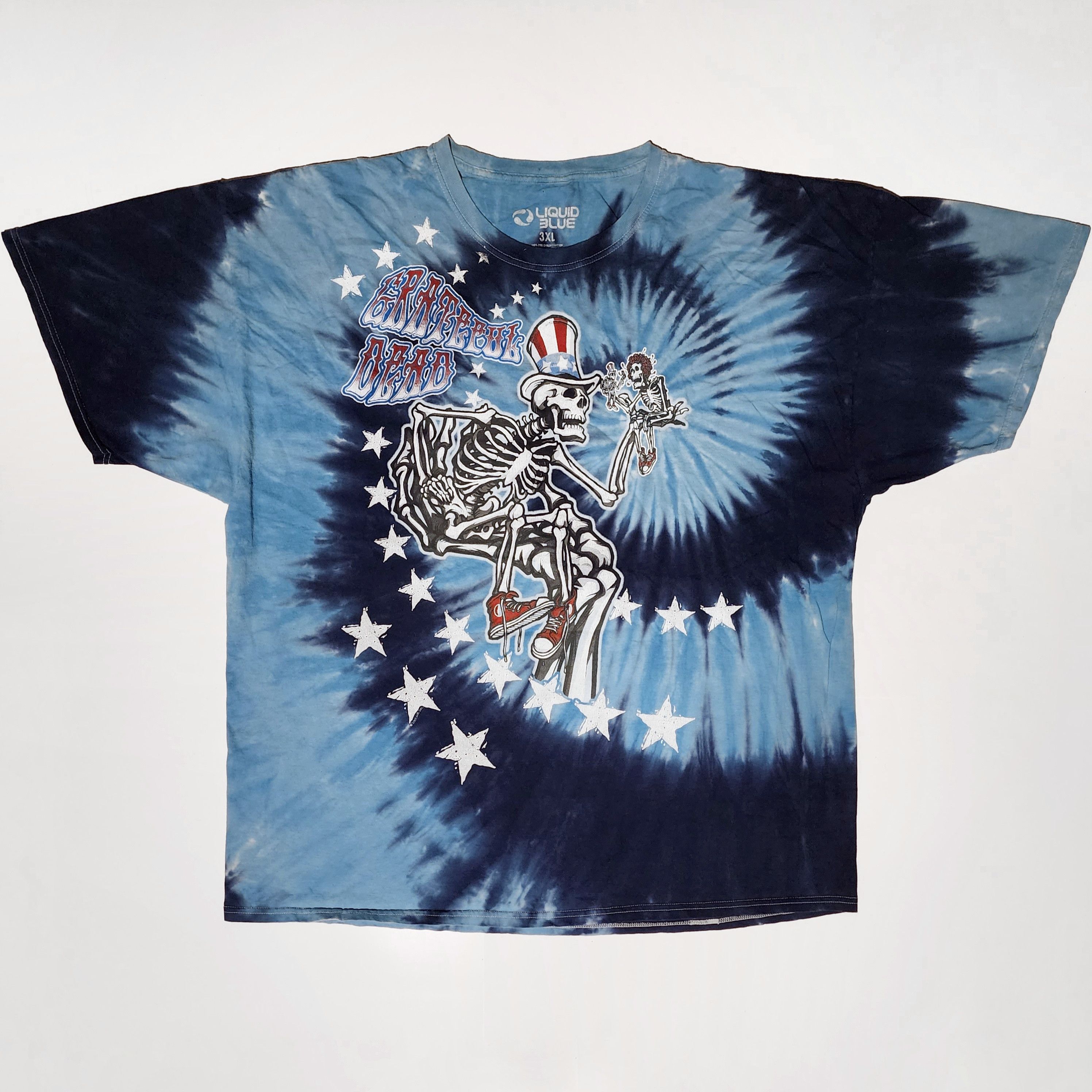 Liquid Blue Grateful Dead Jerry Garcia Uncle Sam I Am TShirt